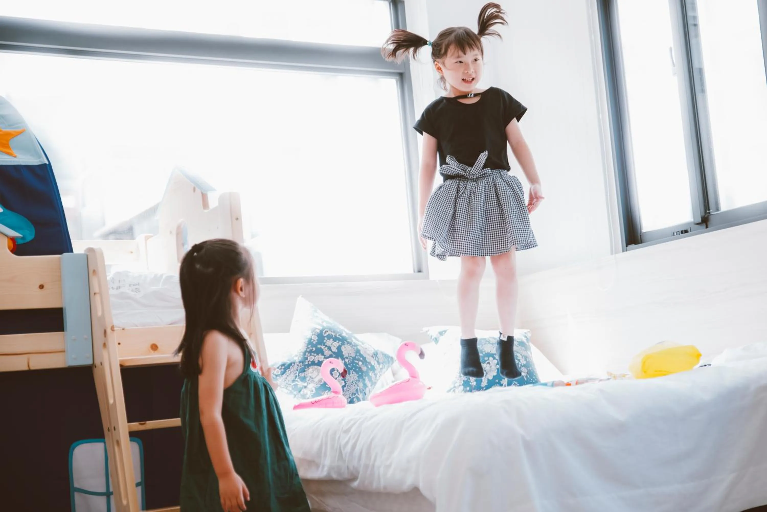 Bed in Meng Yun Ge Hotel