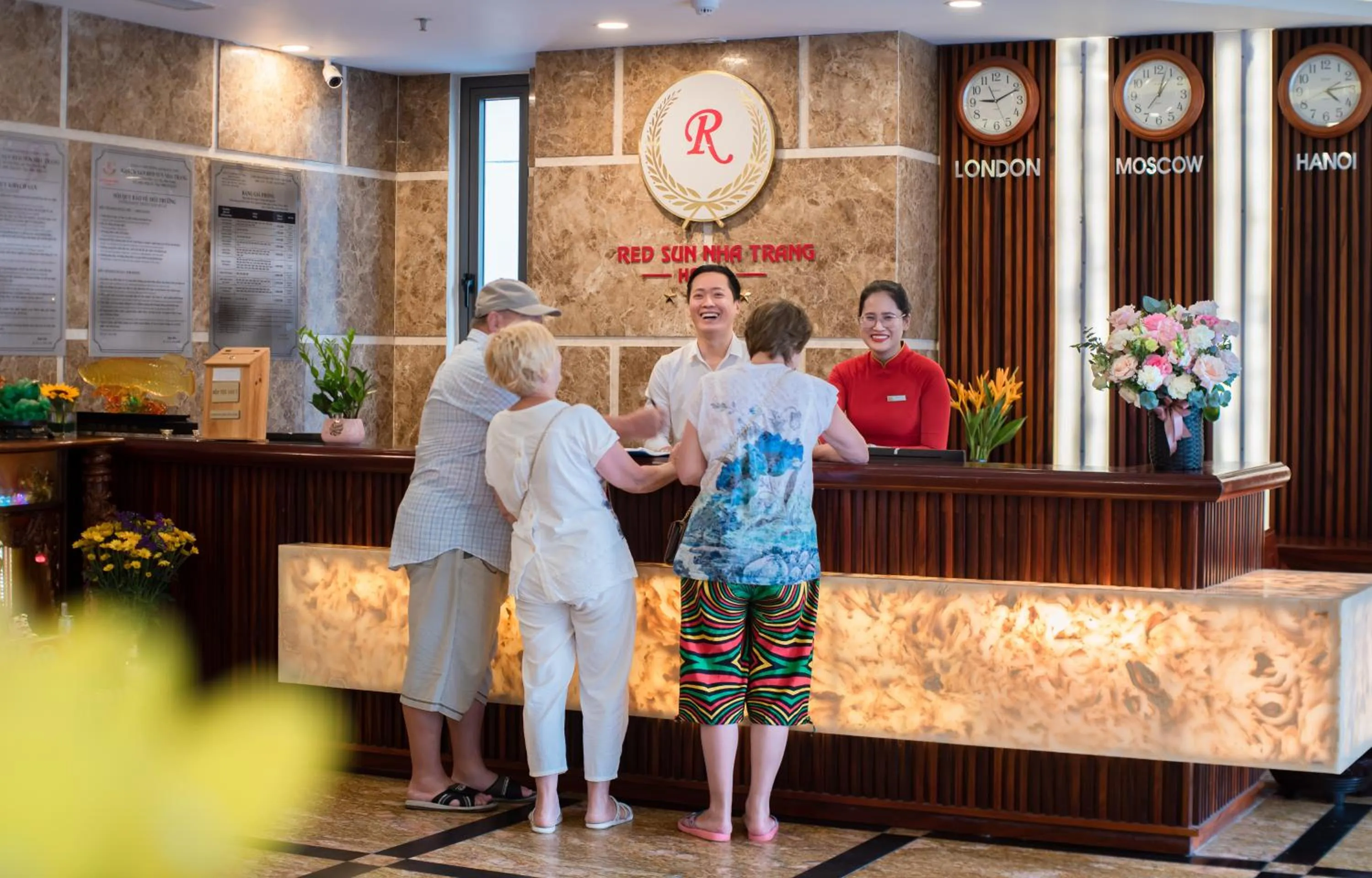 Lobby or reception in Red Sun Nha Trang Hotel