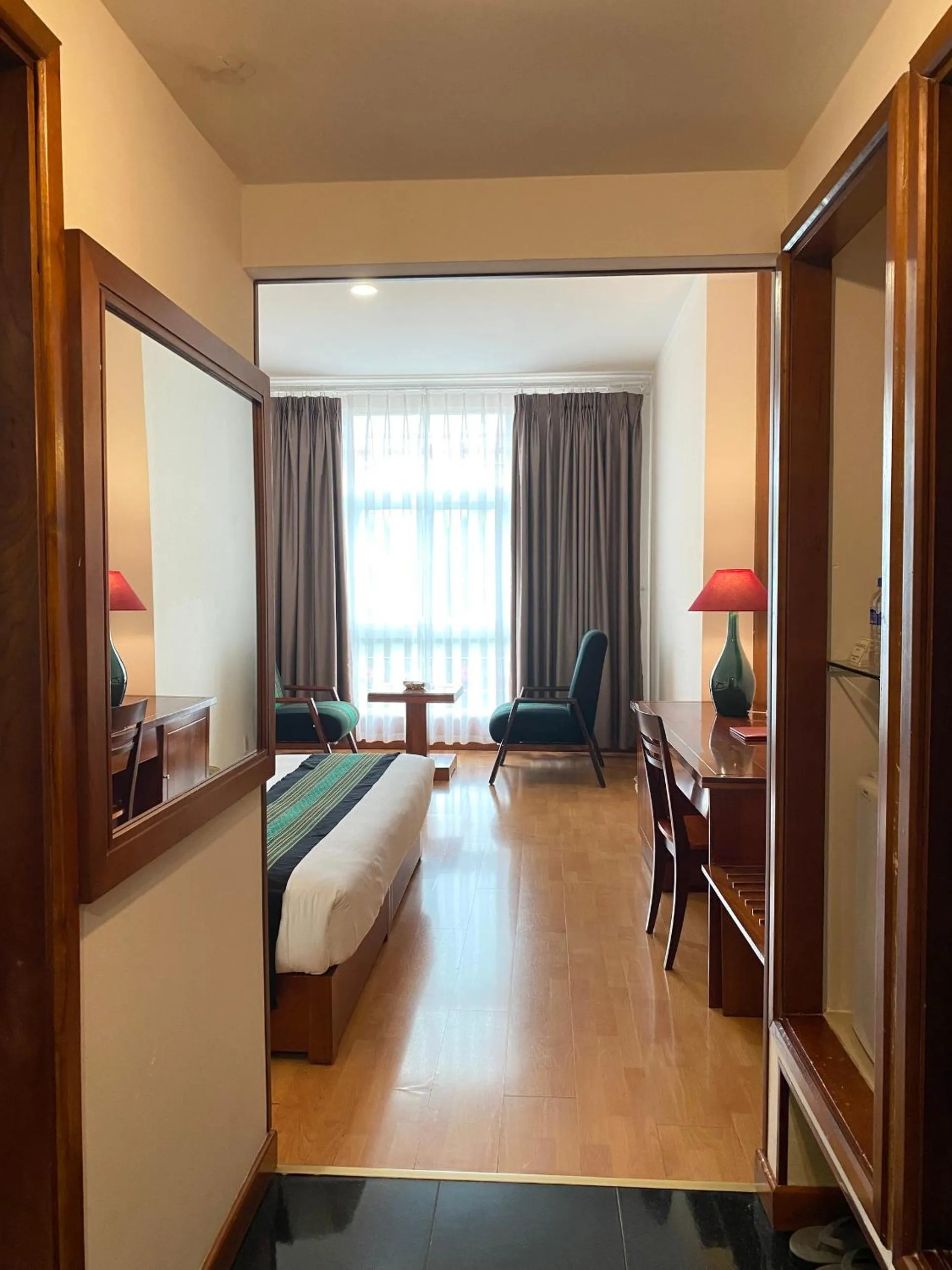 Bed in Dam San Hotel