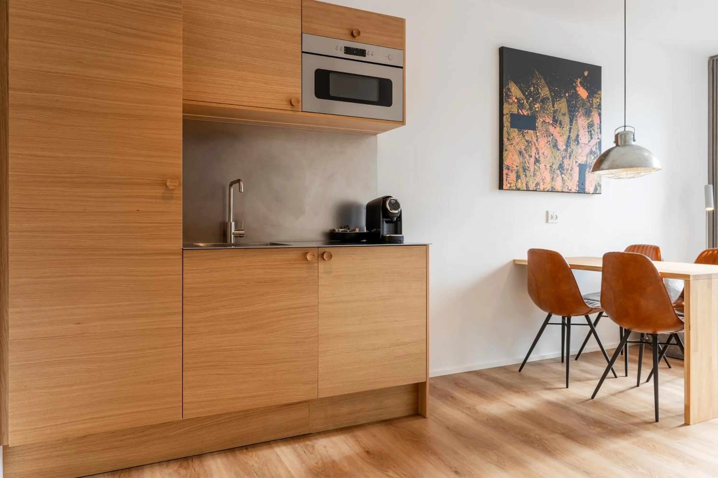 Kitchen or kitchenette in Hotel Skjern