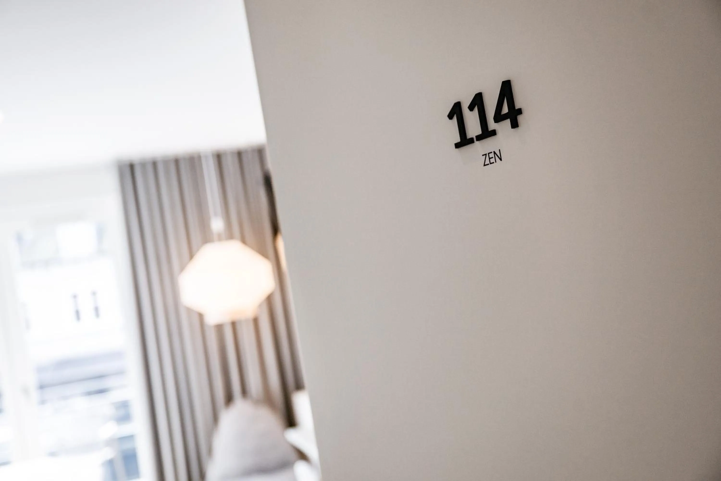 Decorative detail, Bed in Hotel Skjern