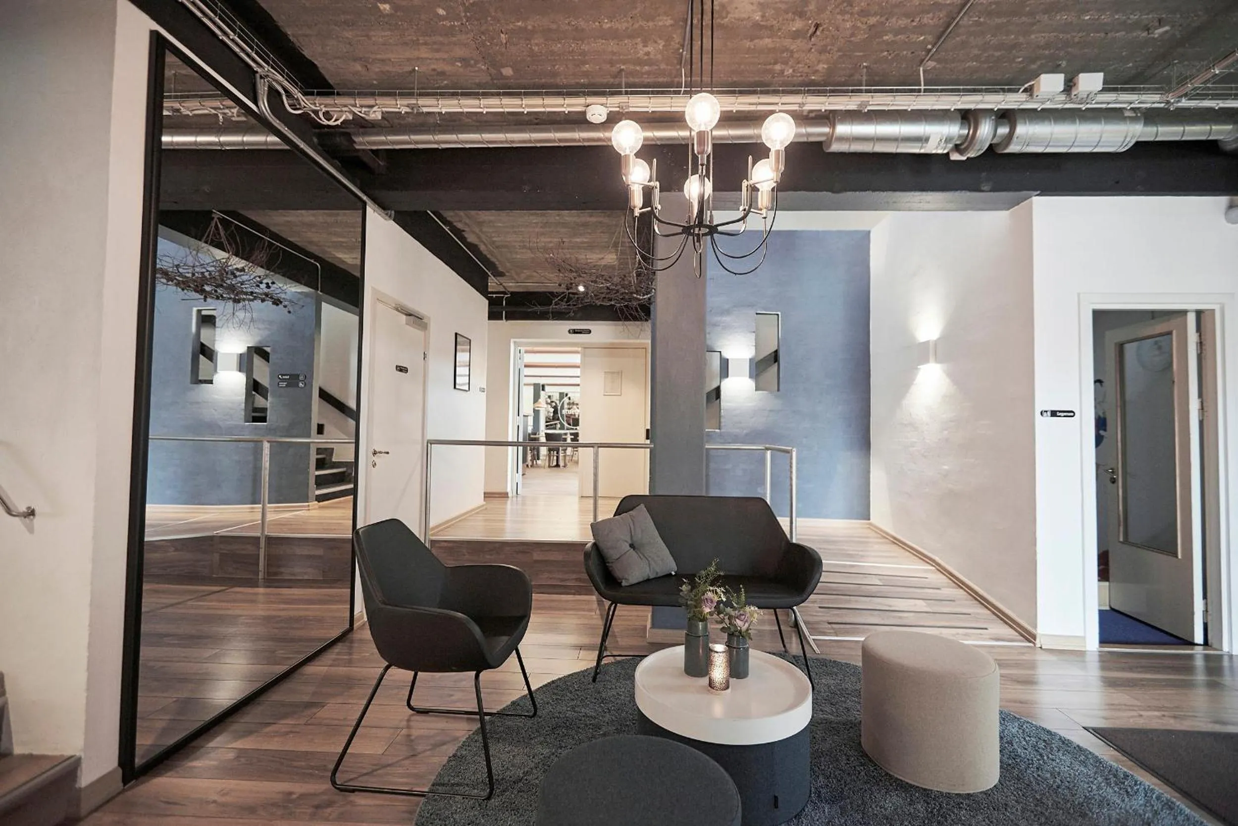 Lobby or reception in Hotel Skjern