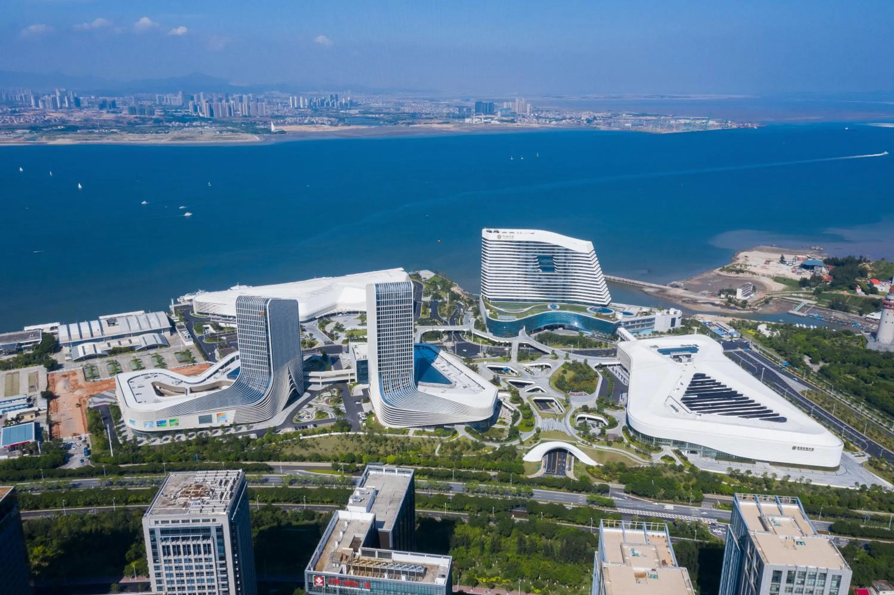 Bird's eye view in Fliport Wutong Hotel-Free Welcome Fruit & Near Exhibition Center