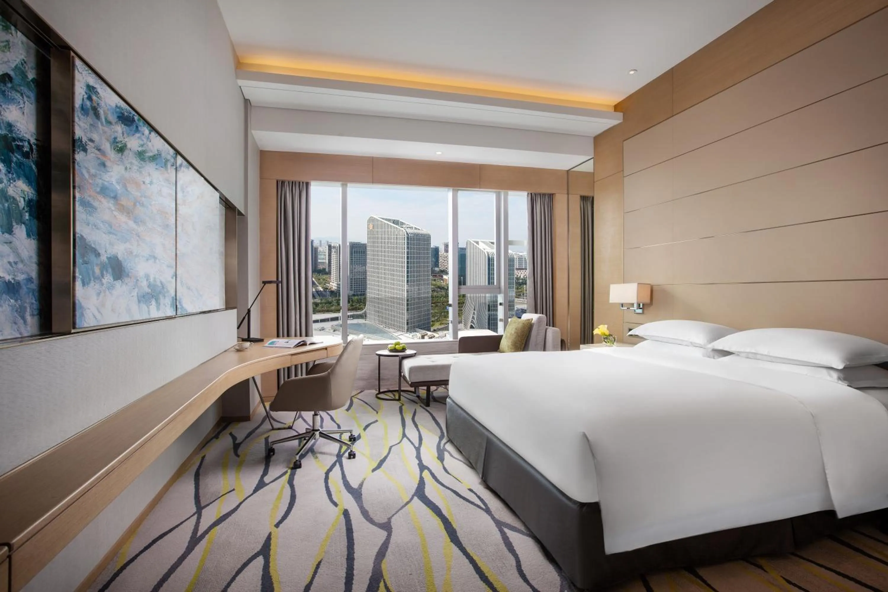 Bedroom, Bed in Fliport Wutong Hotel-Free Welcome Fruit & Near Exhibition Center