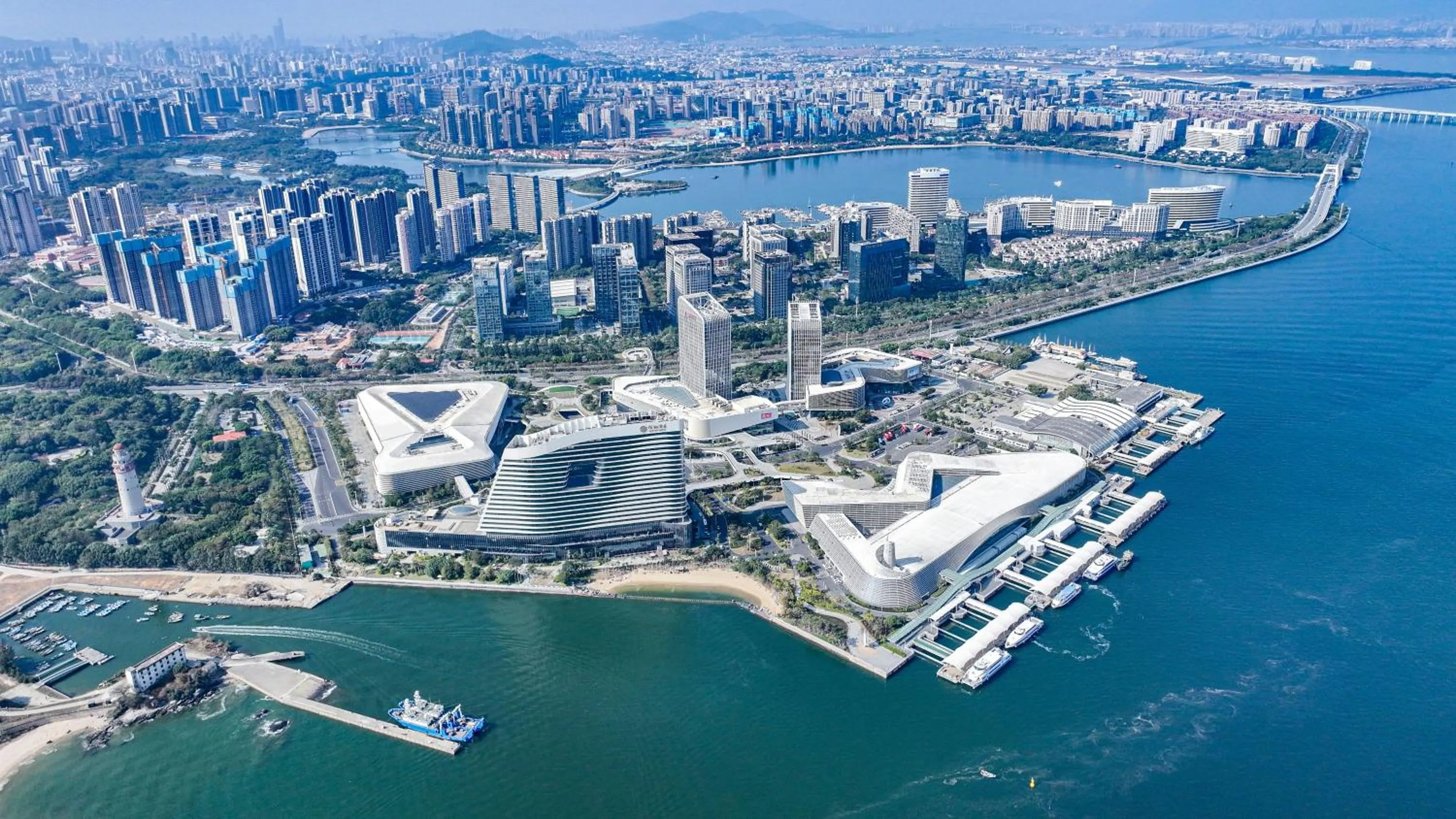 Bird's eye view in Fliport Wutong Hotel-Free Welcome Fruit & Near Exhibition Center