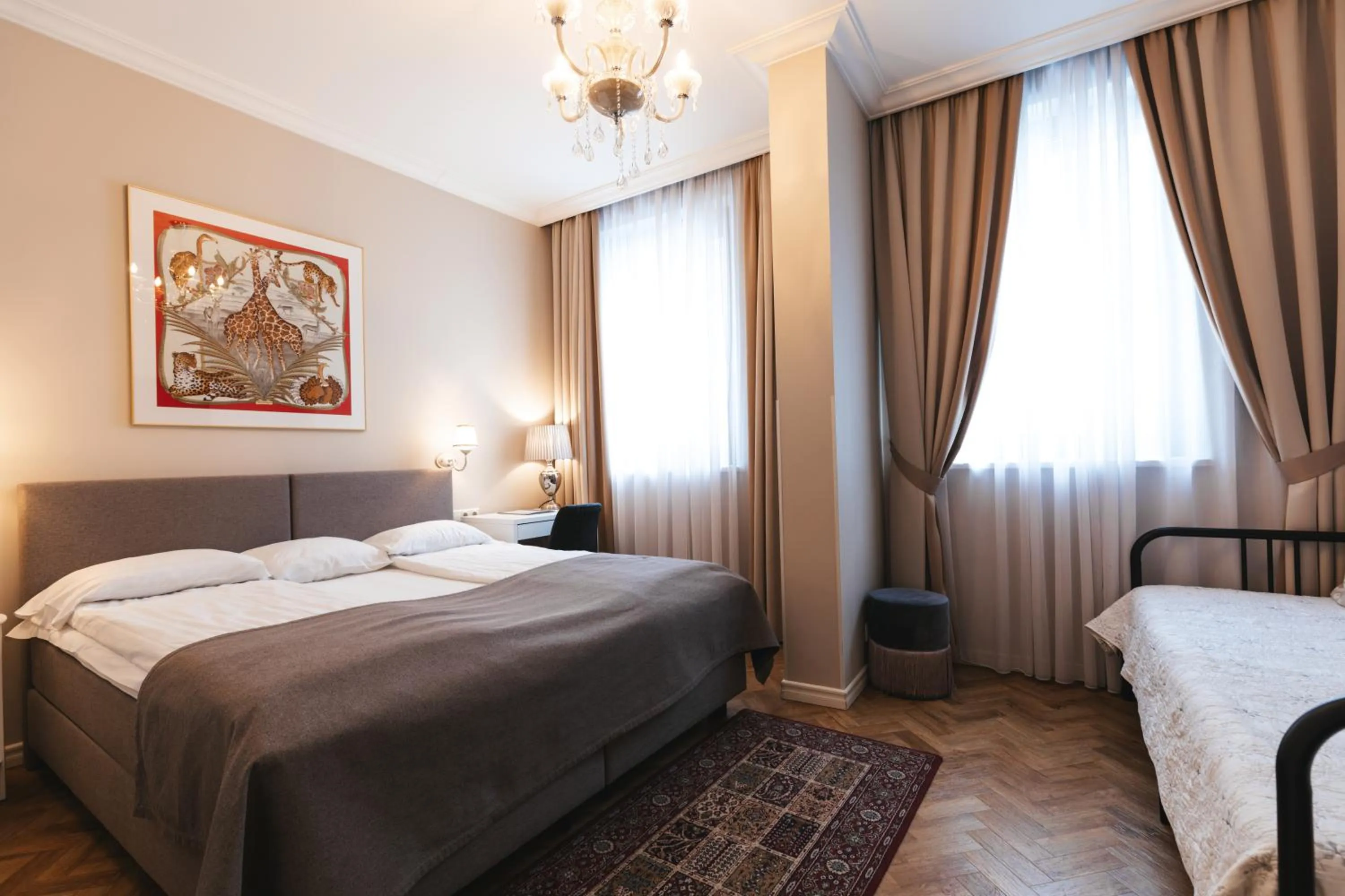 Photo of the whole room, Bed in Forums Boutique Hotel