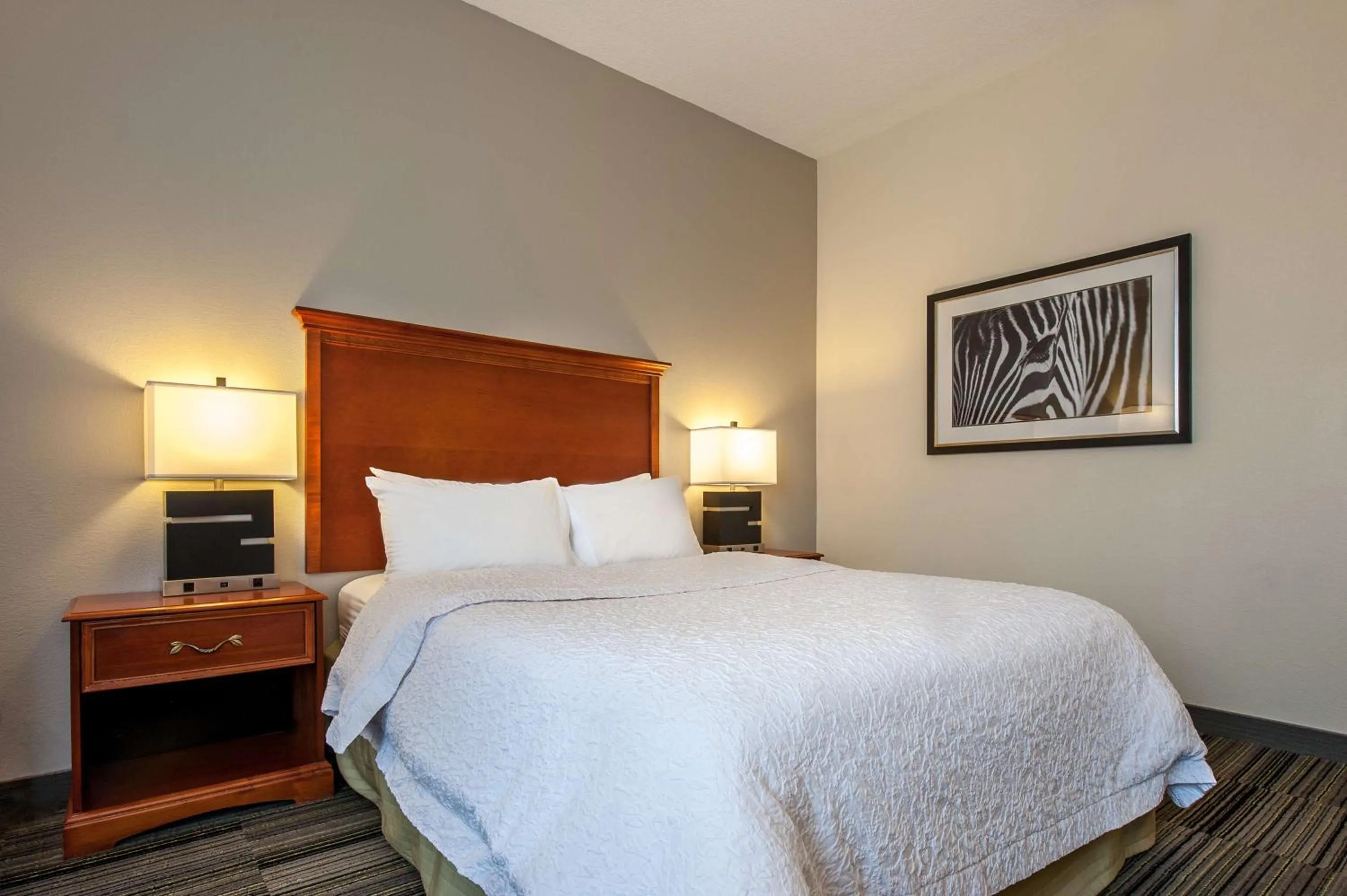 Bed in Hampton Inn Bowling Green KY