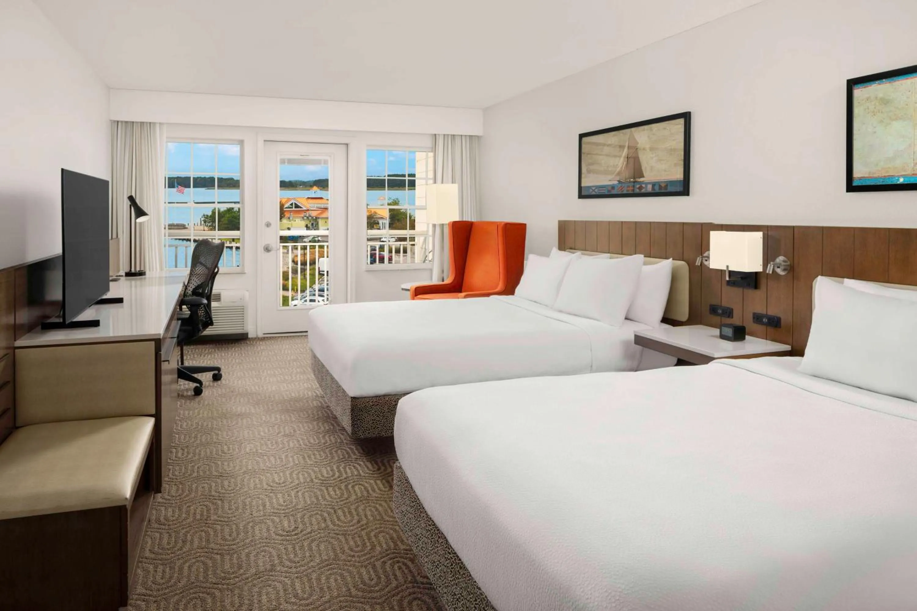 Bed in Hilton Garden Inn Kent Island Marina