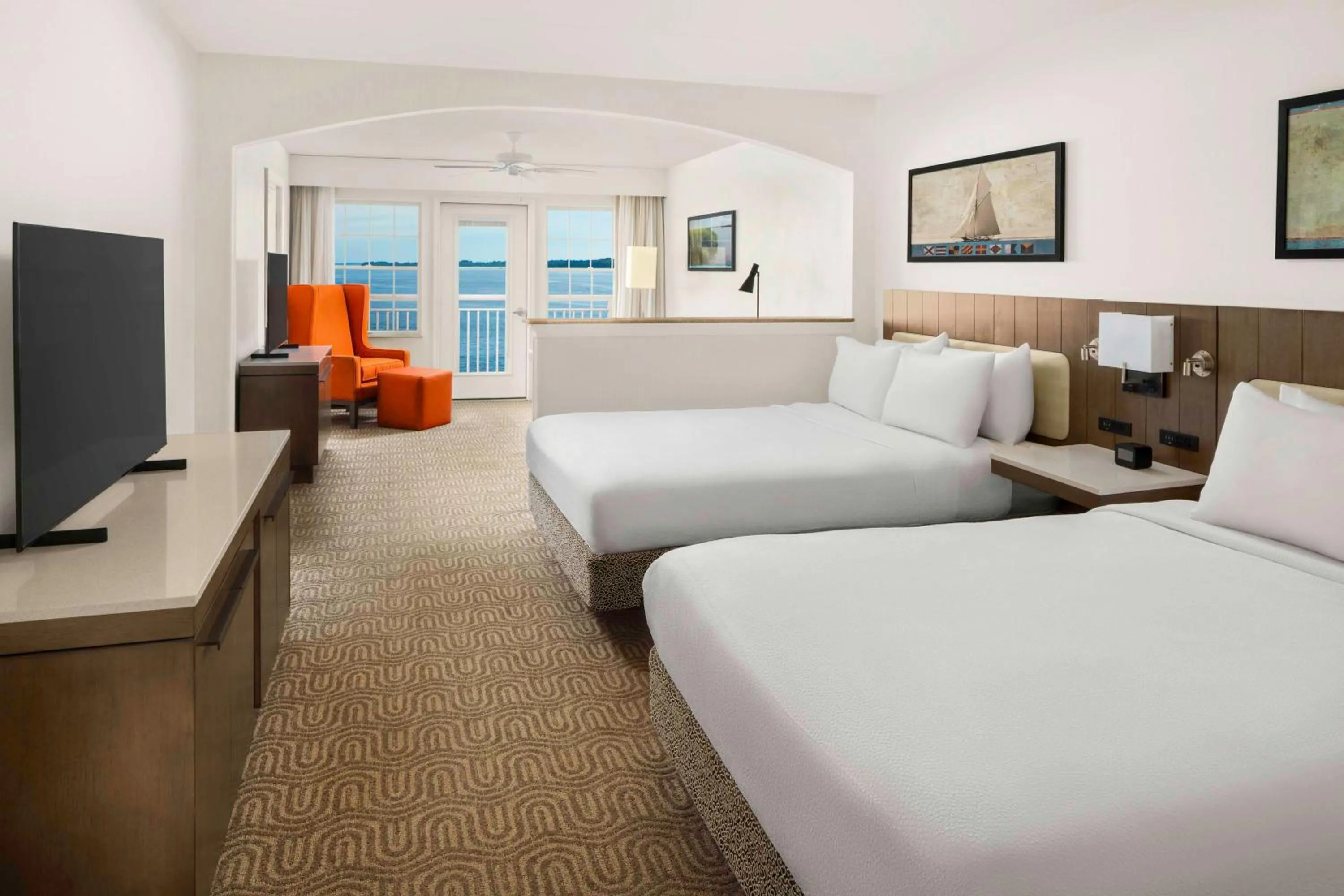 Bed in Hilton Garden Inn Kent Island Marina