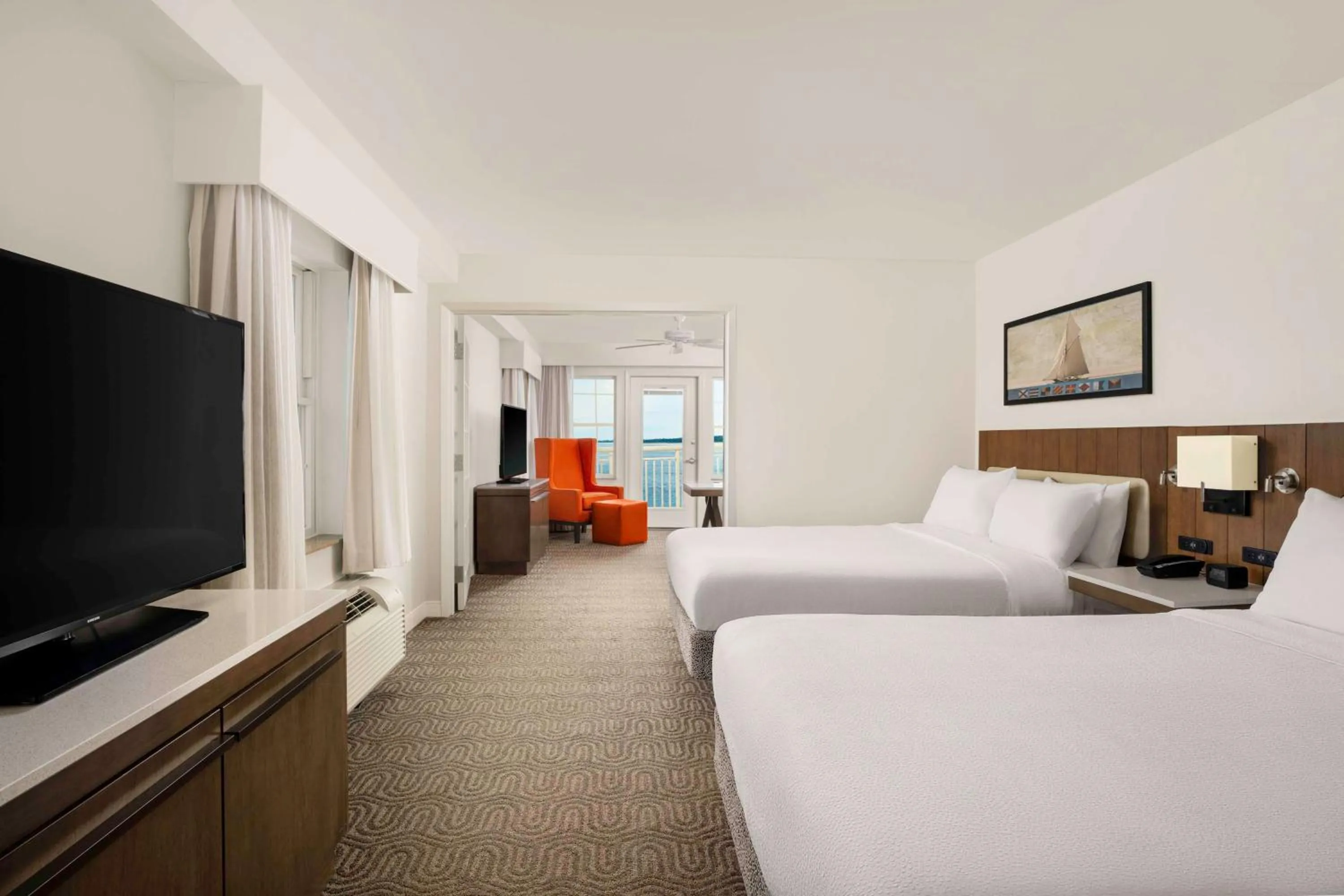 Bed in Hilton Garden Inn Kent Island Marina