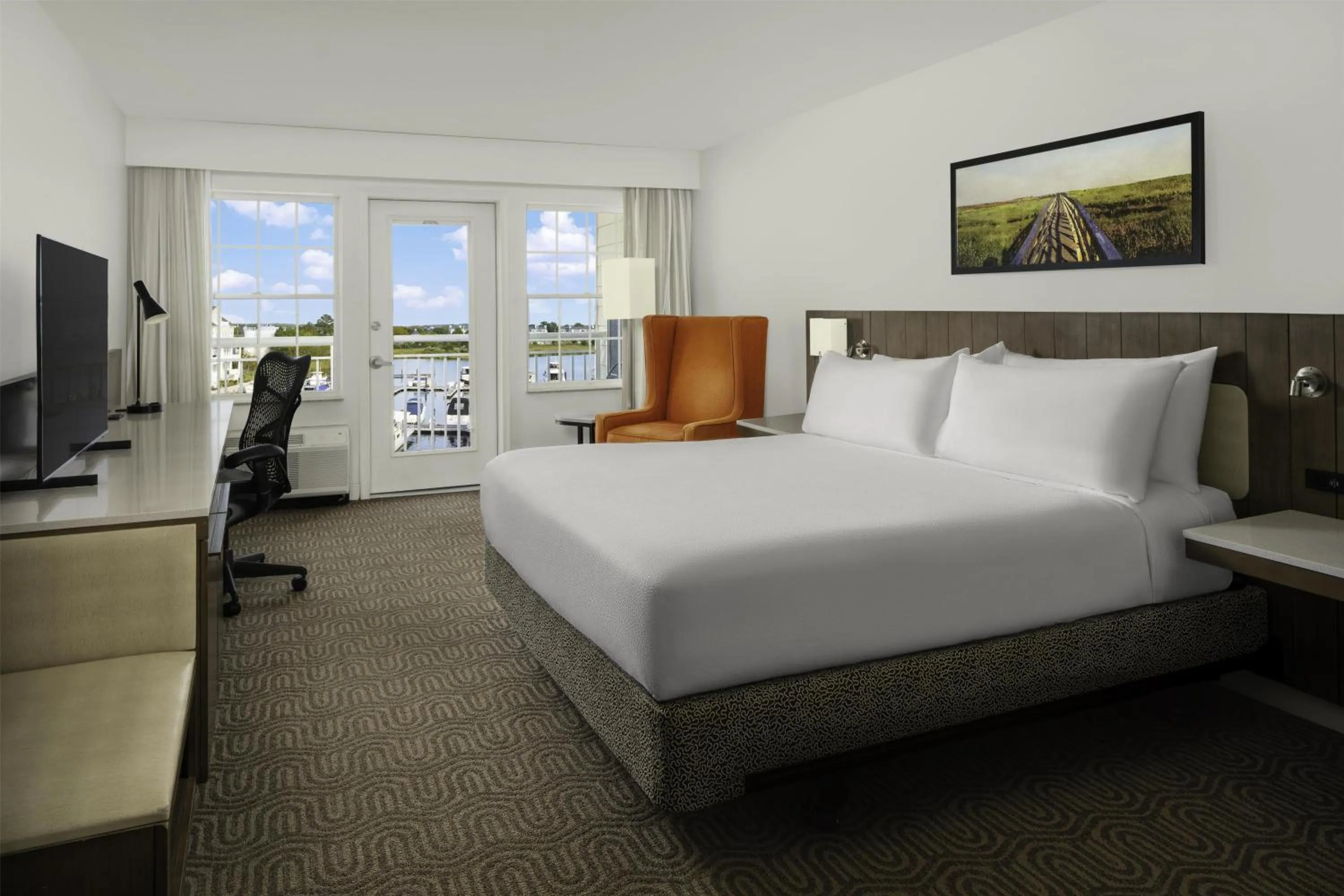 Bed in Hilton Garden Inn Kent Island Marina