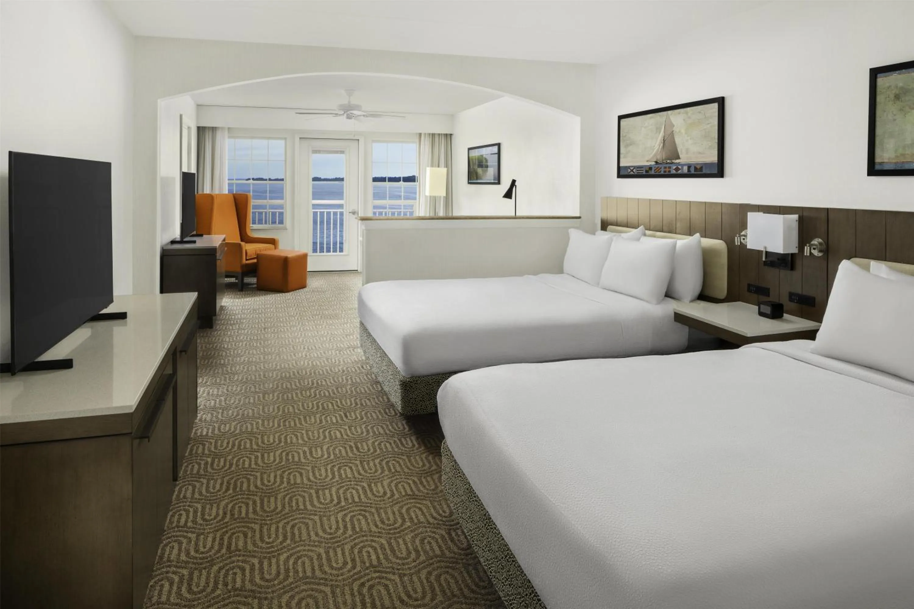 Bed in Hilton Garden Inn Kent Island Marina