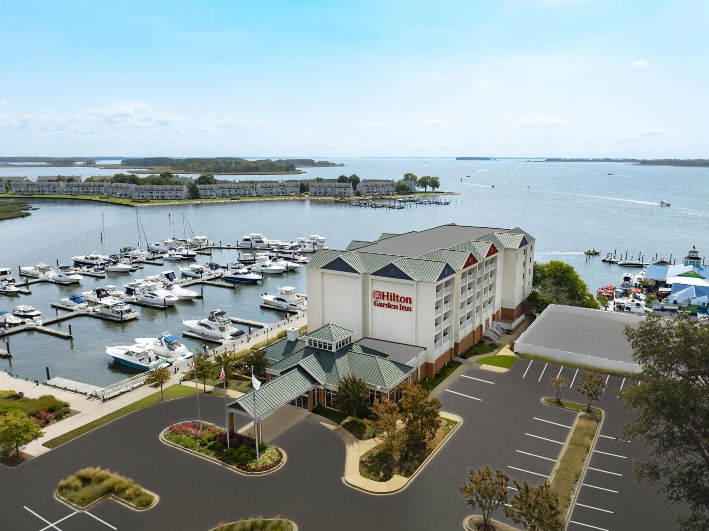 Property building in Hilton Garden Inn Kent Island Marina