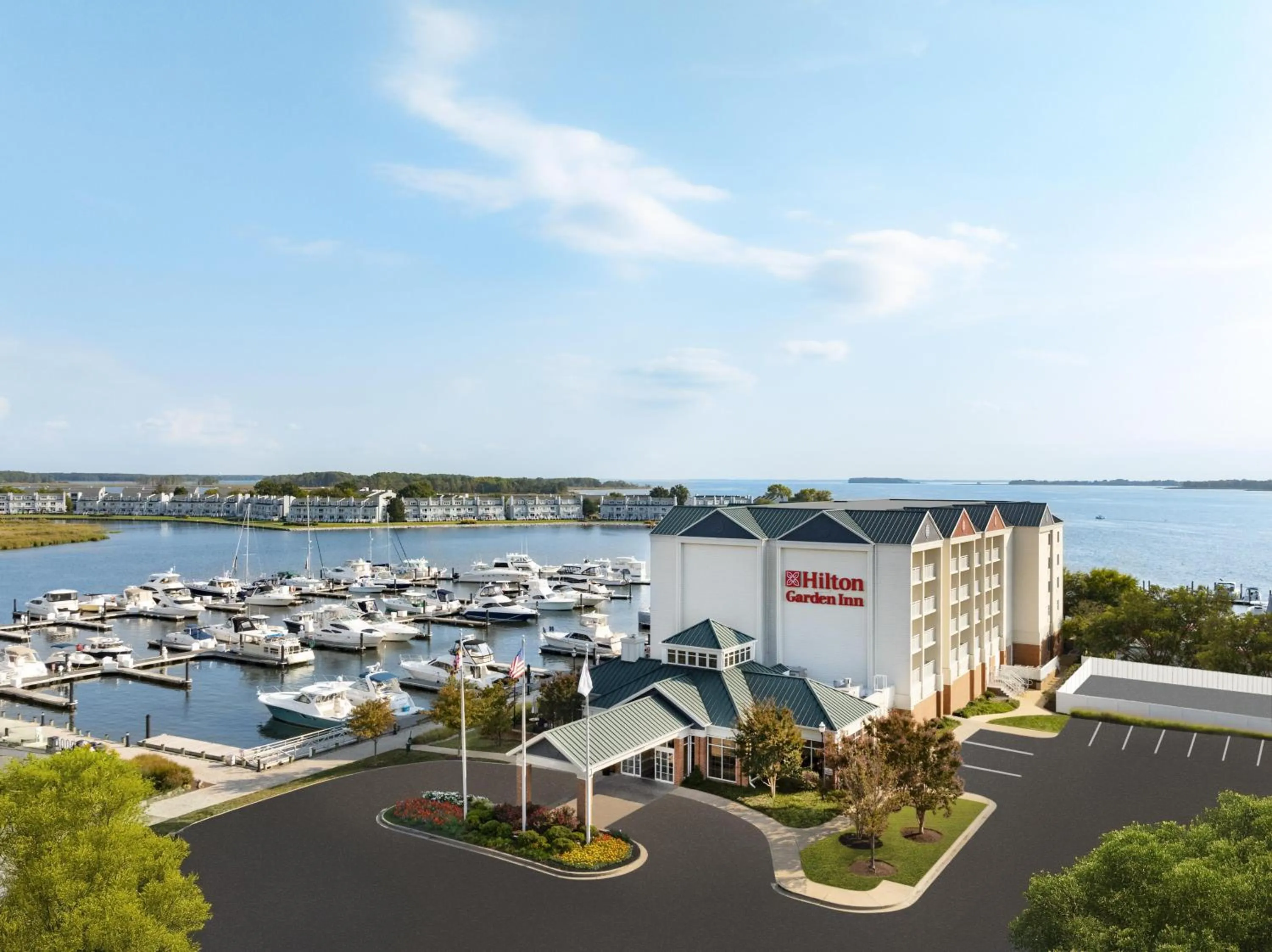Property building in Hilton Garden Inn Kent Island Marina