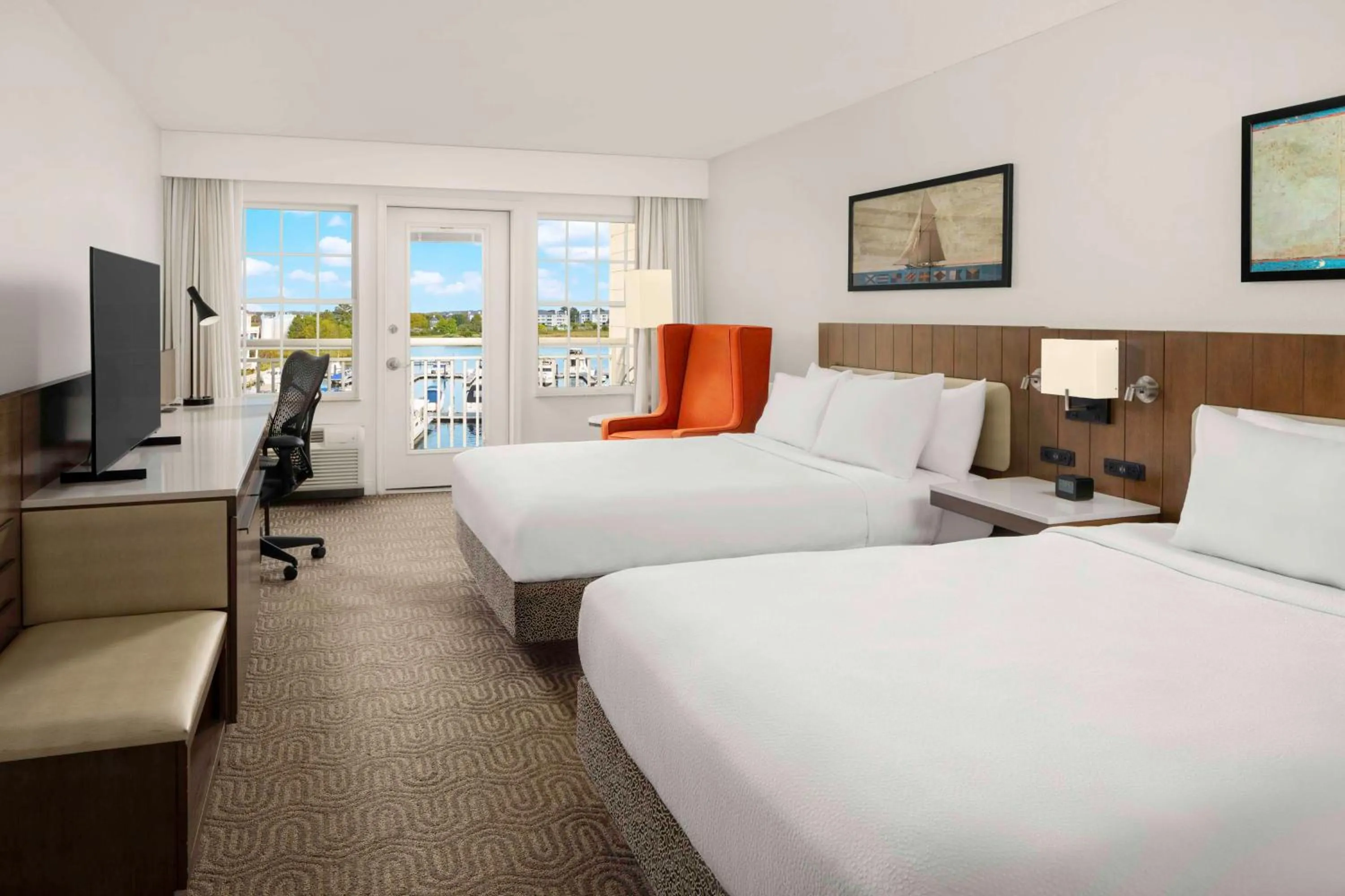 Bed in Hilton Garden Inn Kent Island Marina