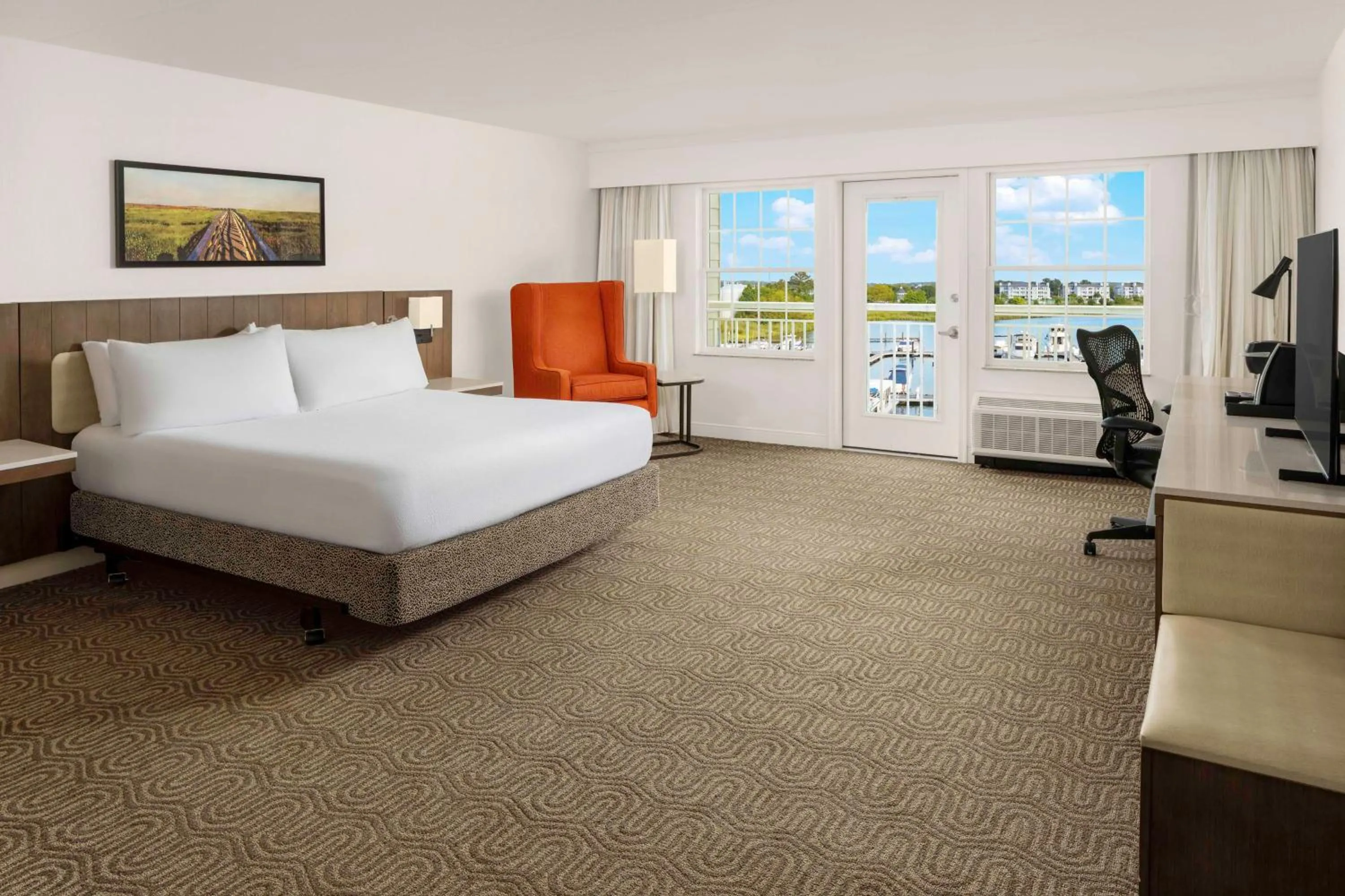 Bed in Hilton Garden Inn Kent Island Marina