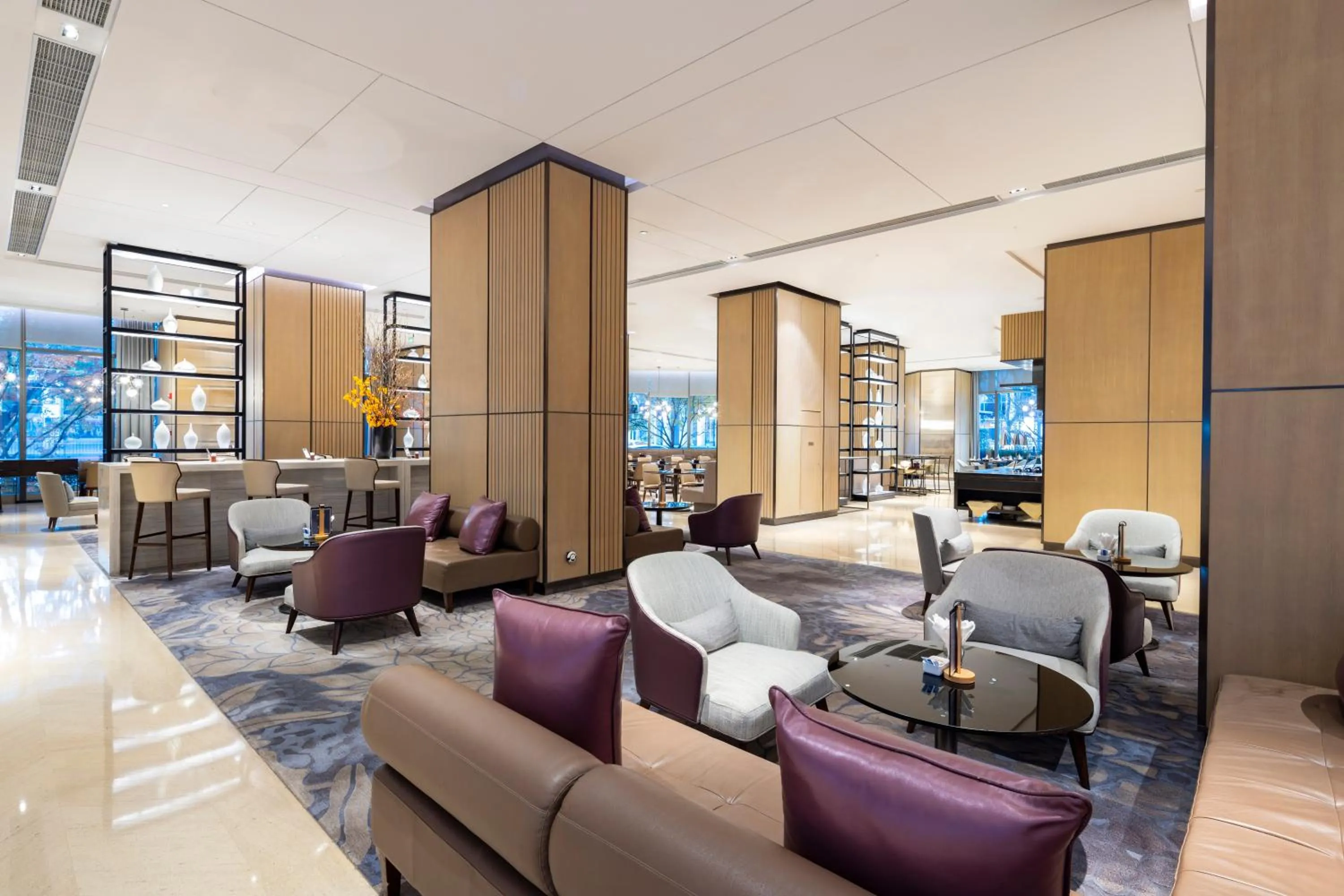 Seating area in Hyatt House Shanghai Hongqiao CBD