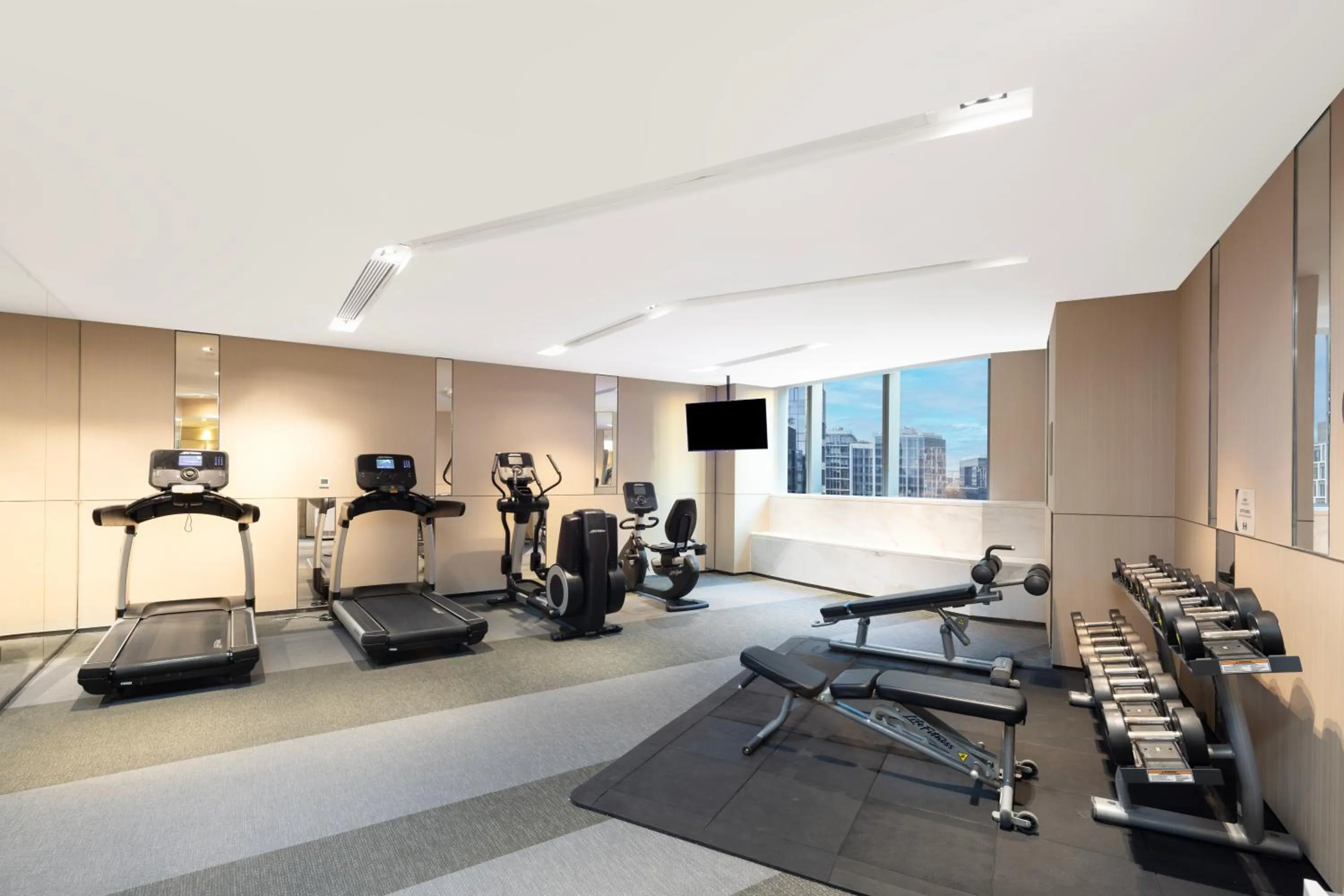 Fitness centre/facilities in Hyatt House Shanghai Hongqiao CBD