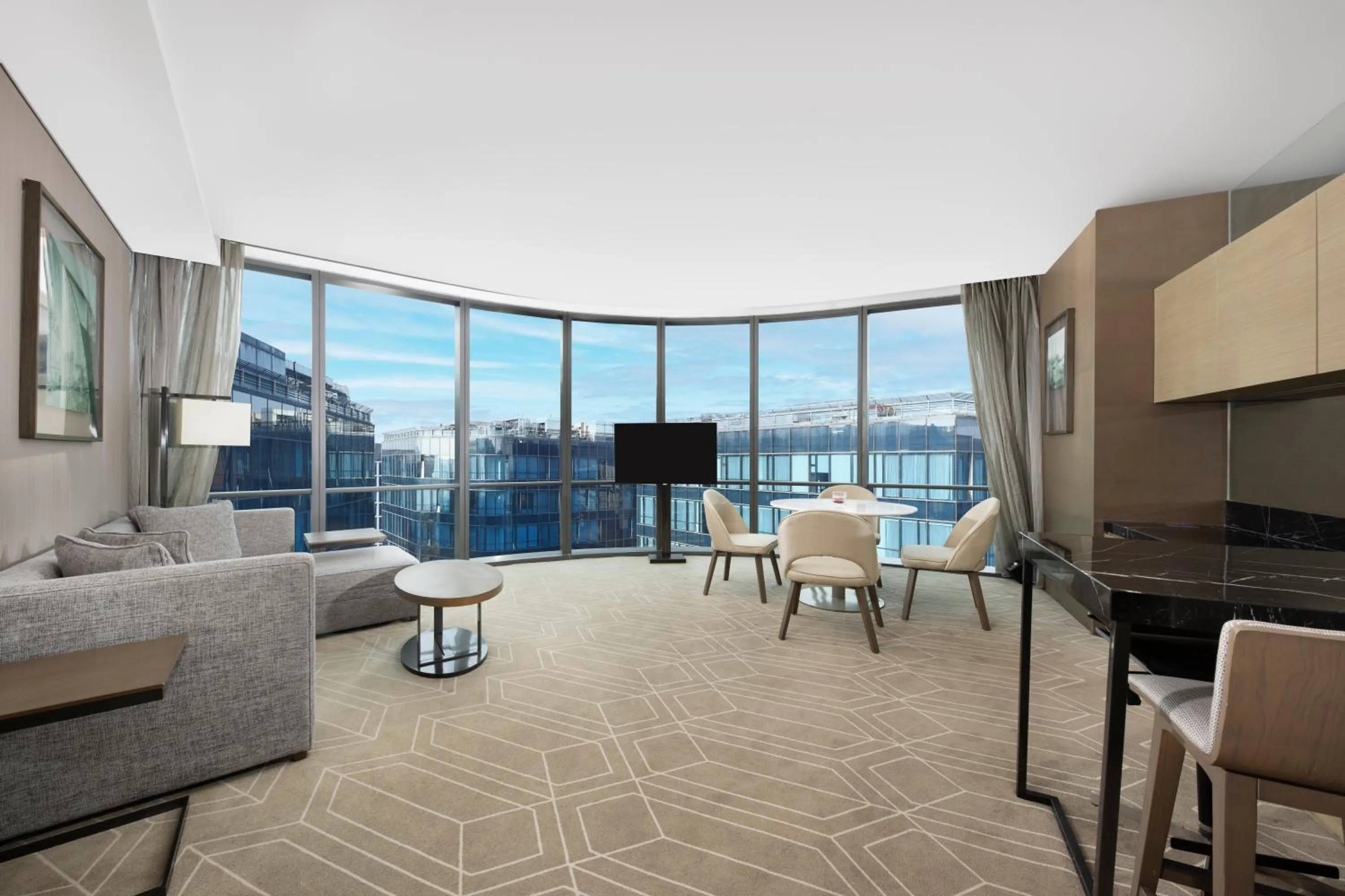 Living room in Hyatt Place Shanghai Hongqiao CBD