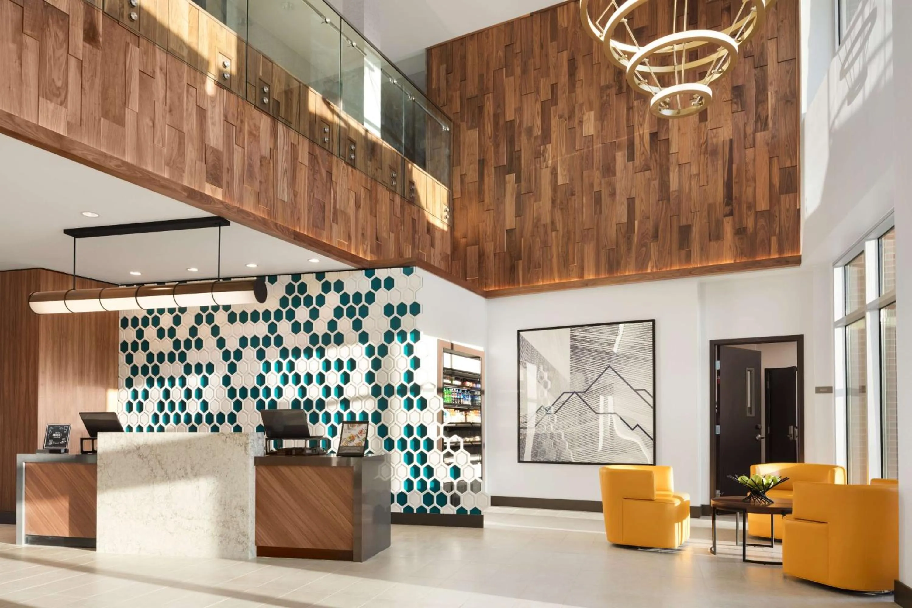 Lobby or reception in Hyatt Place Oklahoma City Bricktown