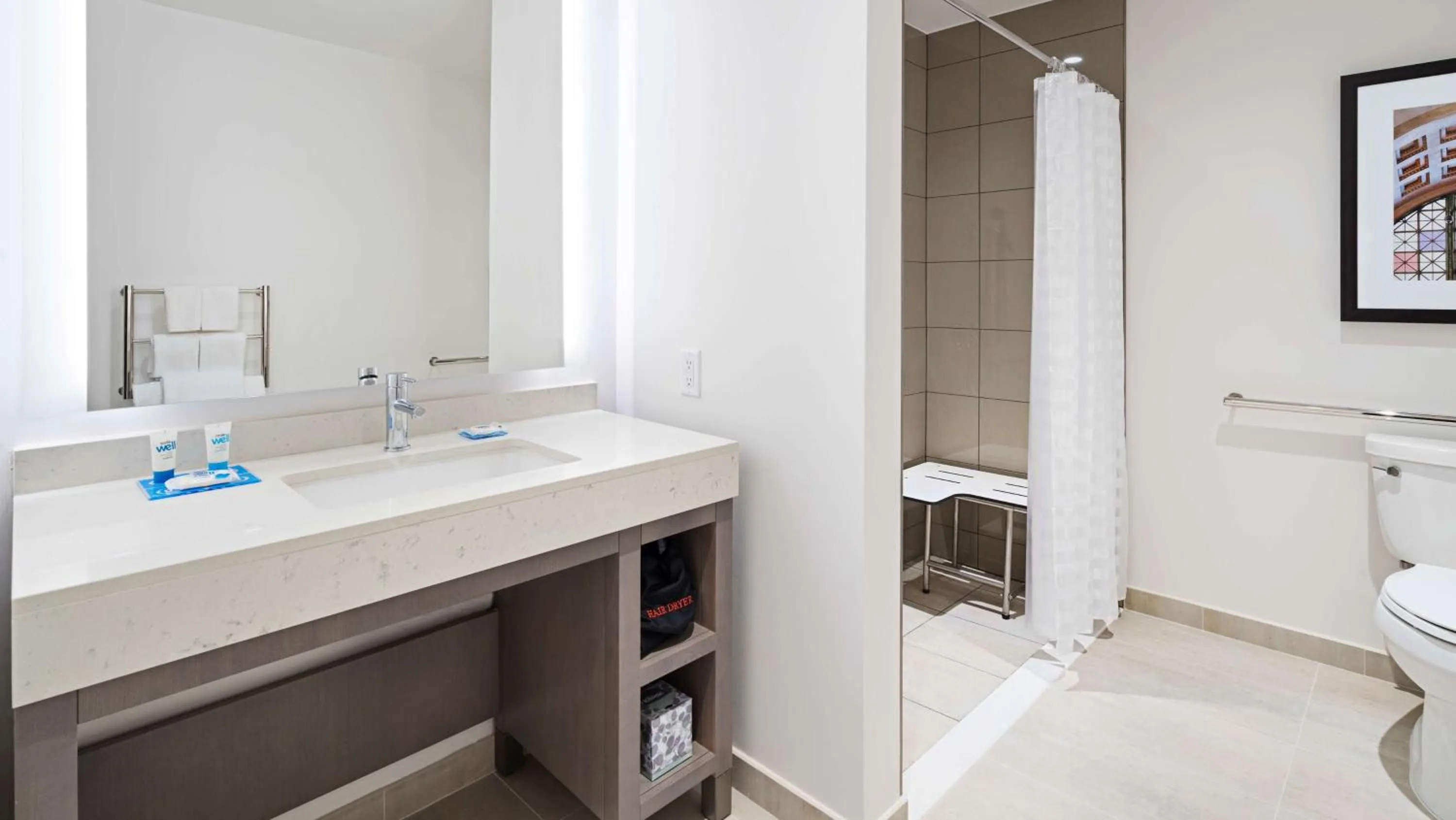 Bathroom in Hyatt House Washington DC/The Wharf