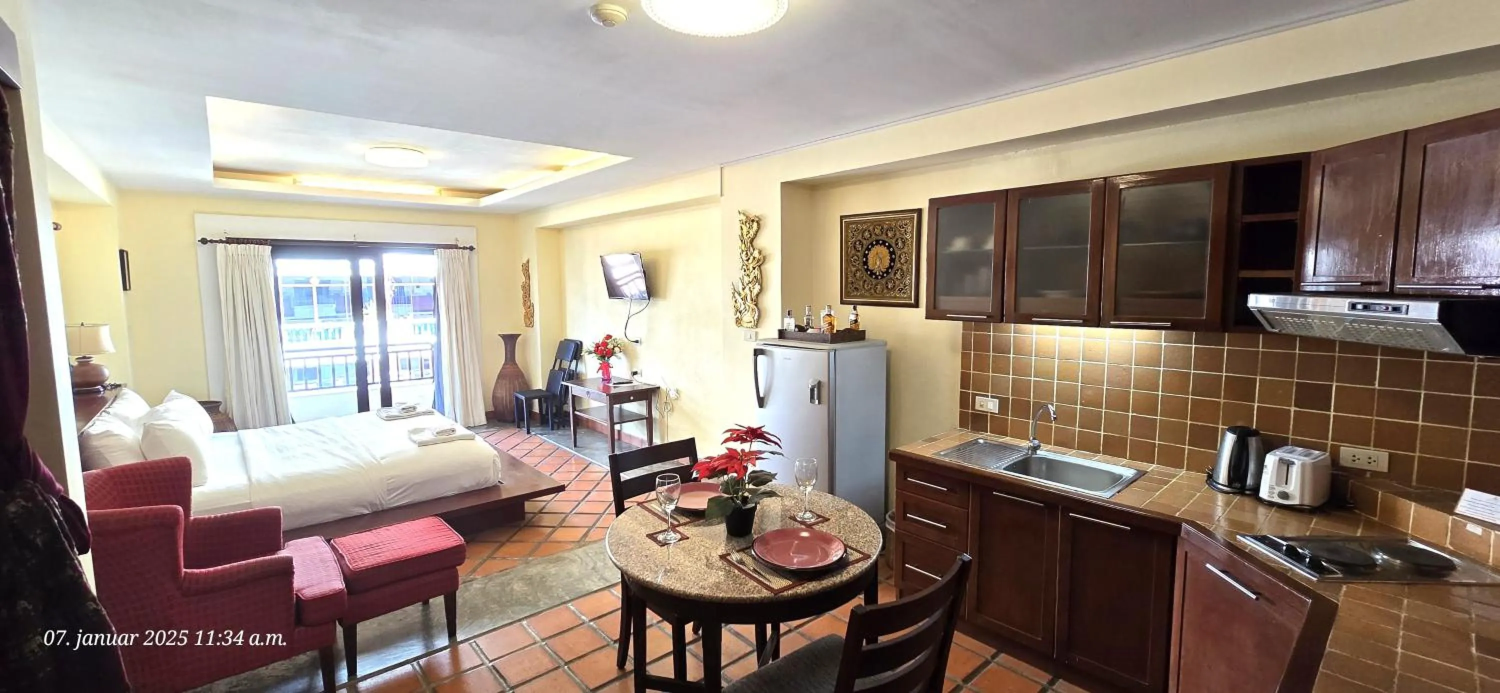 Bed in Nirvana Boutique Suites