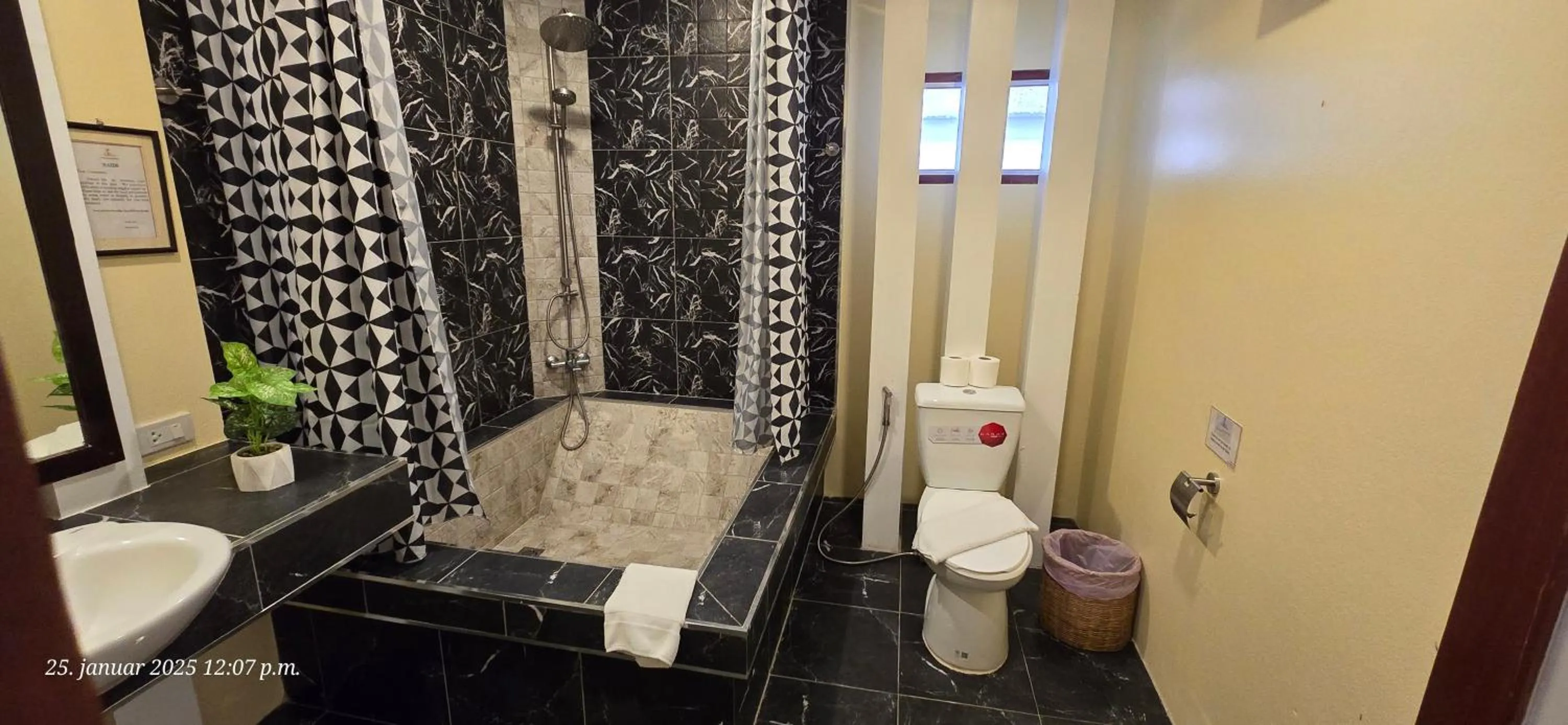 Shower in Nirvana Boutique Suites