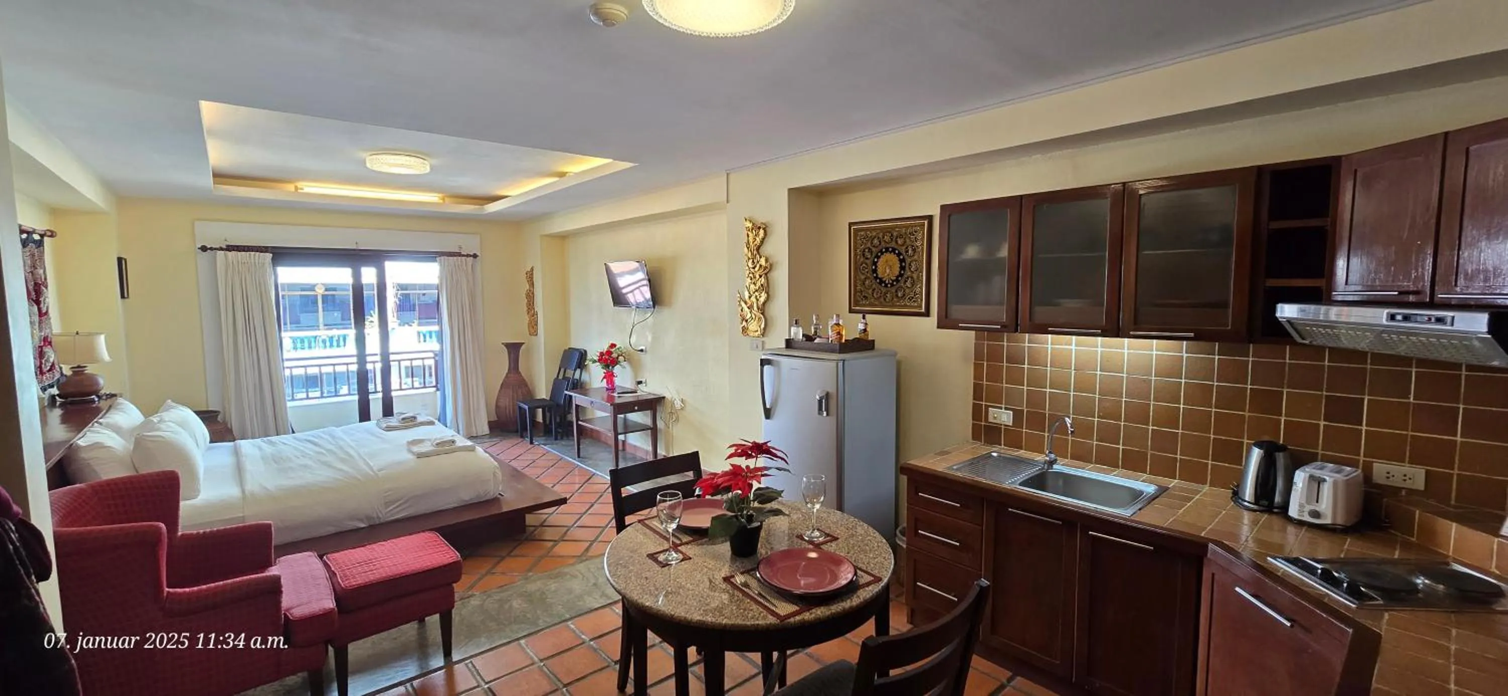 Bed in Nirvana Boutique Suites