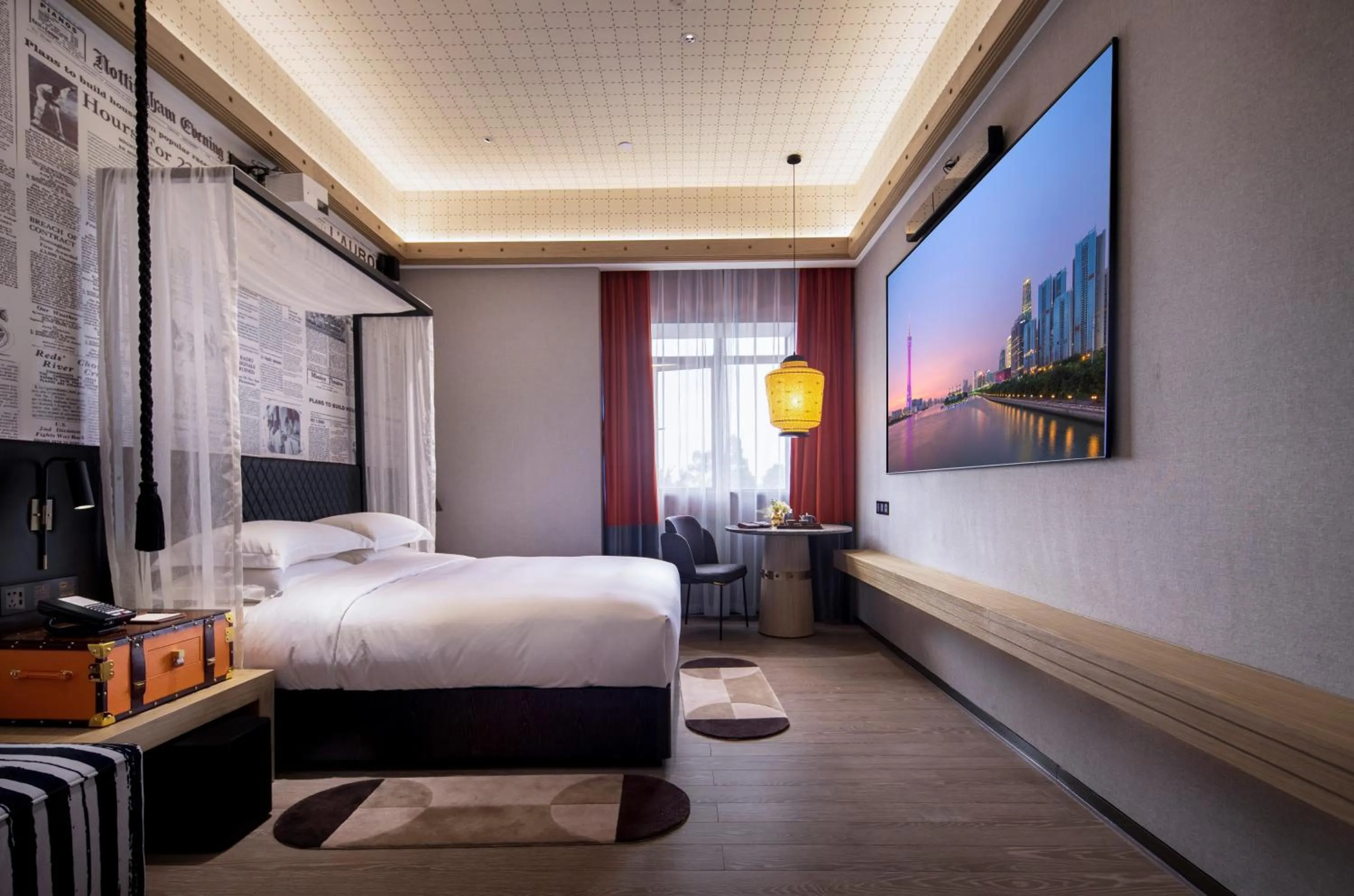 Photo of the whole room, Bed in Arthur Hotel Zhujiang New Town Guangzhou