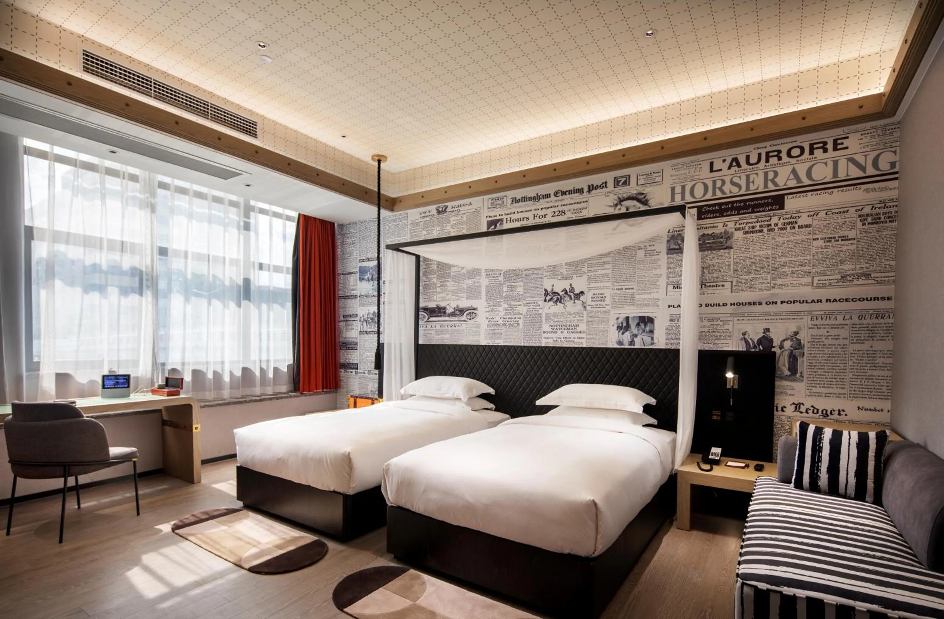 Photo of the whole room, Bed in Arthur Hotel Zhujiang New Town Guangzhou