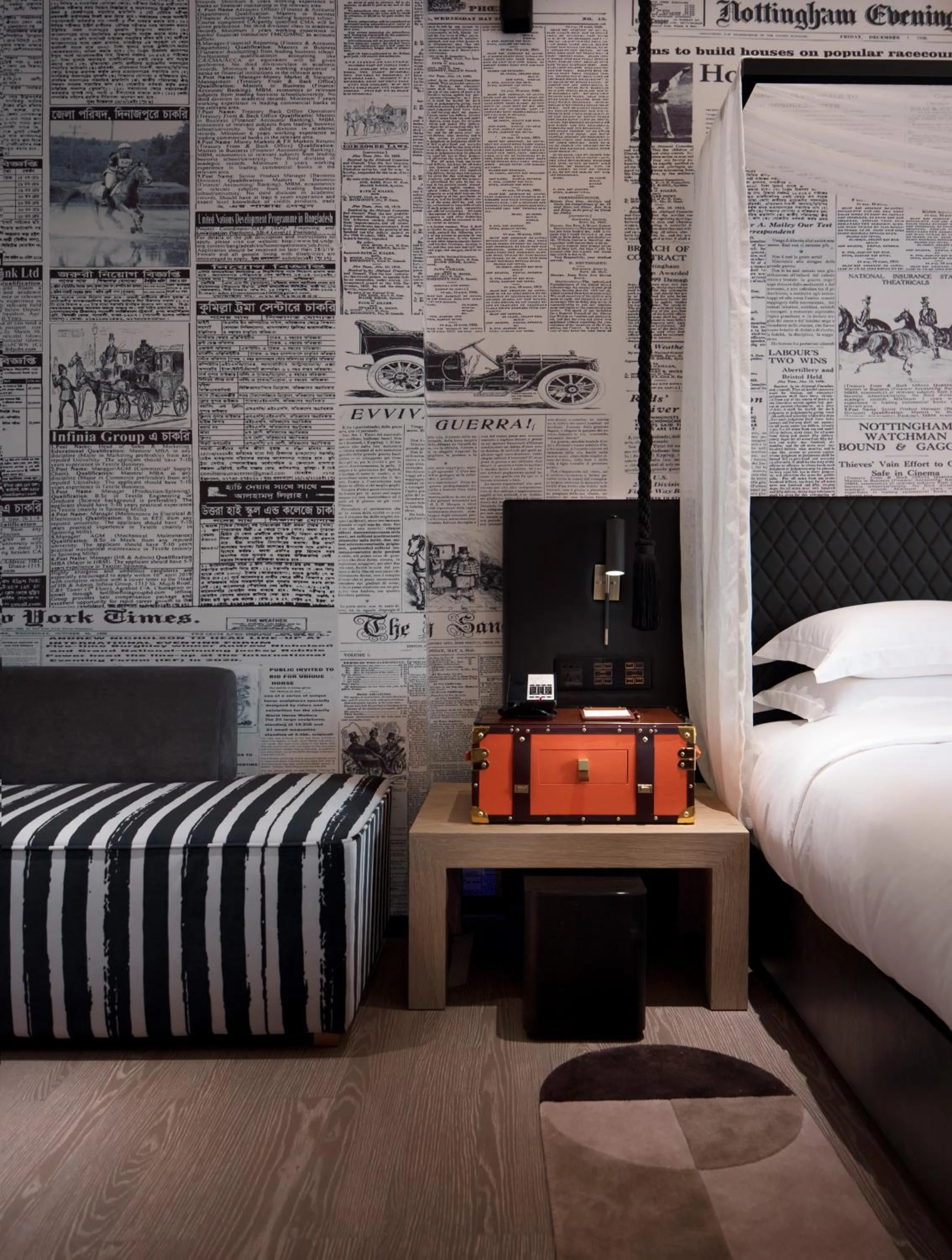 Seating area, Bed in Arthur Hotel Zhujiang New Town Guangzhou