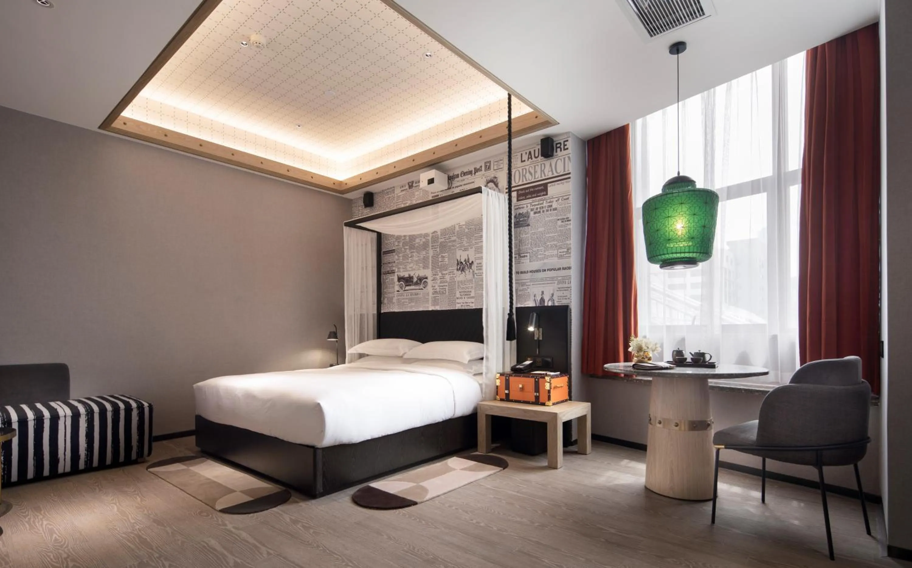 Photo of the whole room, Bed in Arthur Hotel Zhujiang New Town Guangzhou