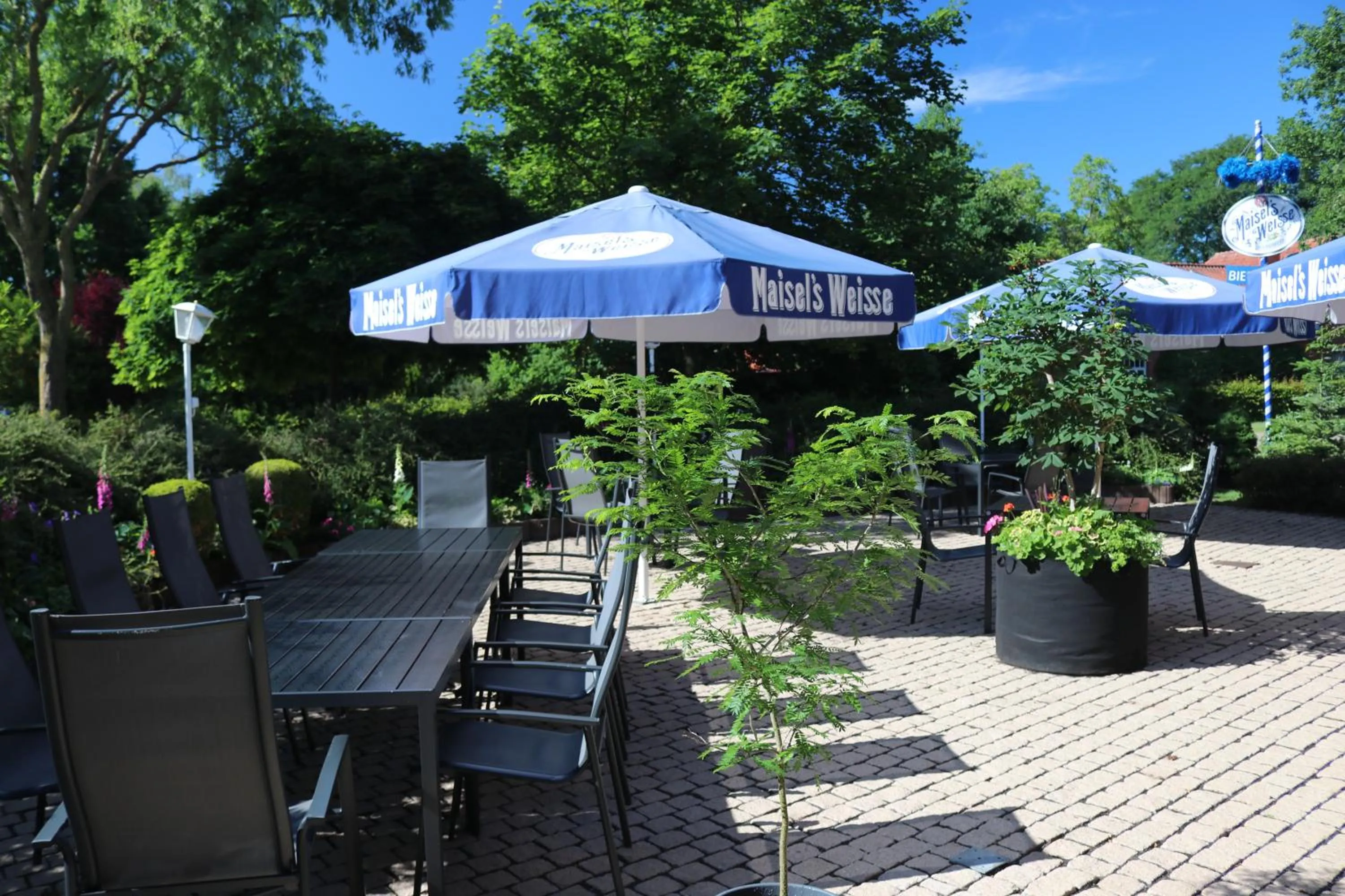 Garden in Mühlengasthof Landesbergen