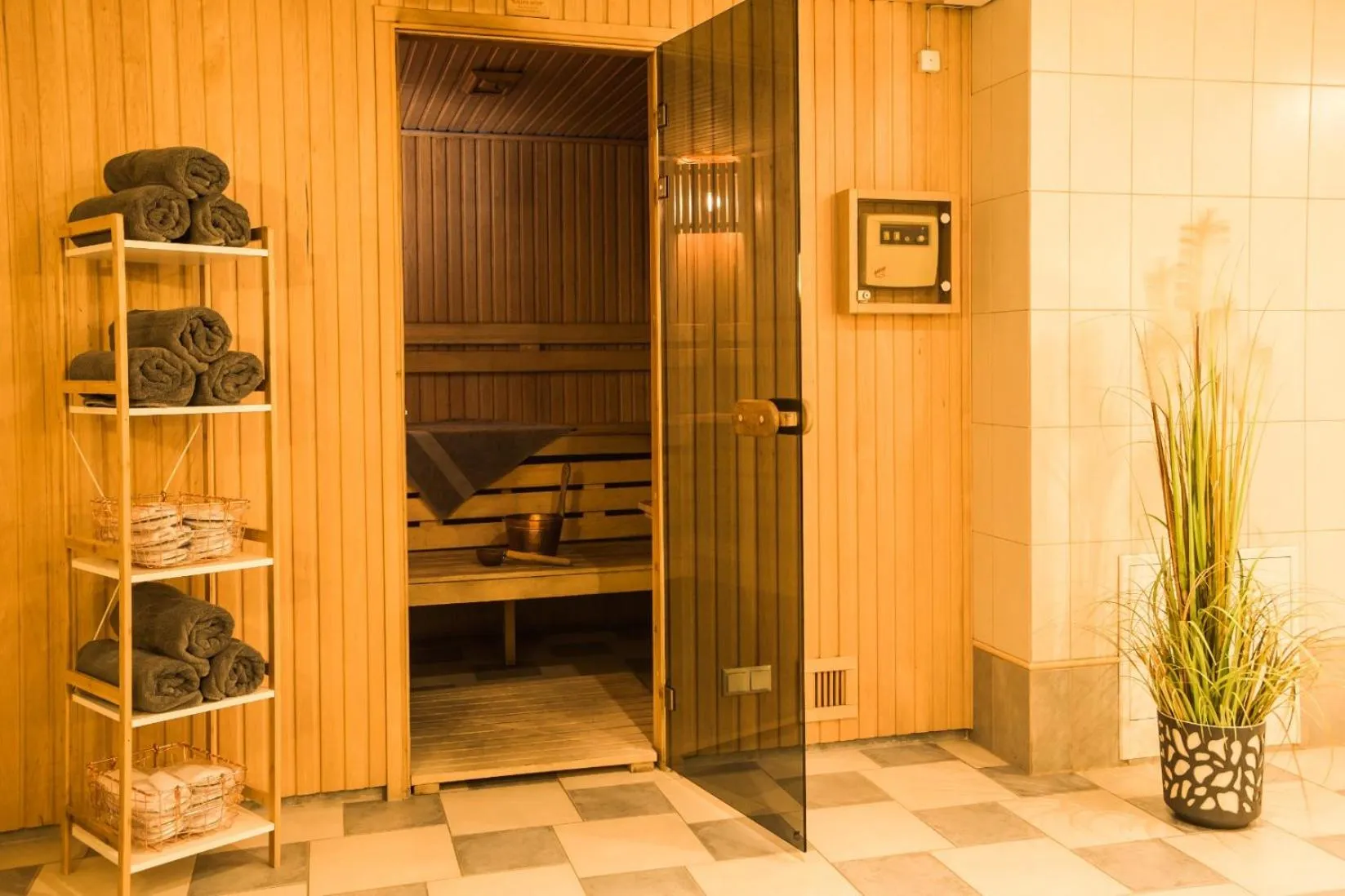 Sauna in Monika Centrum Hotels