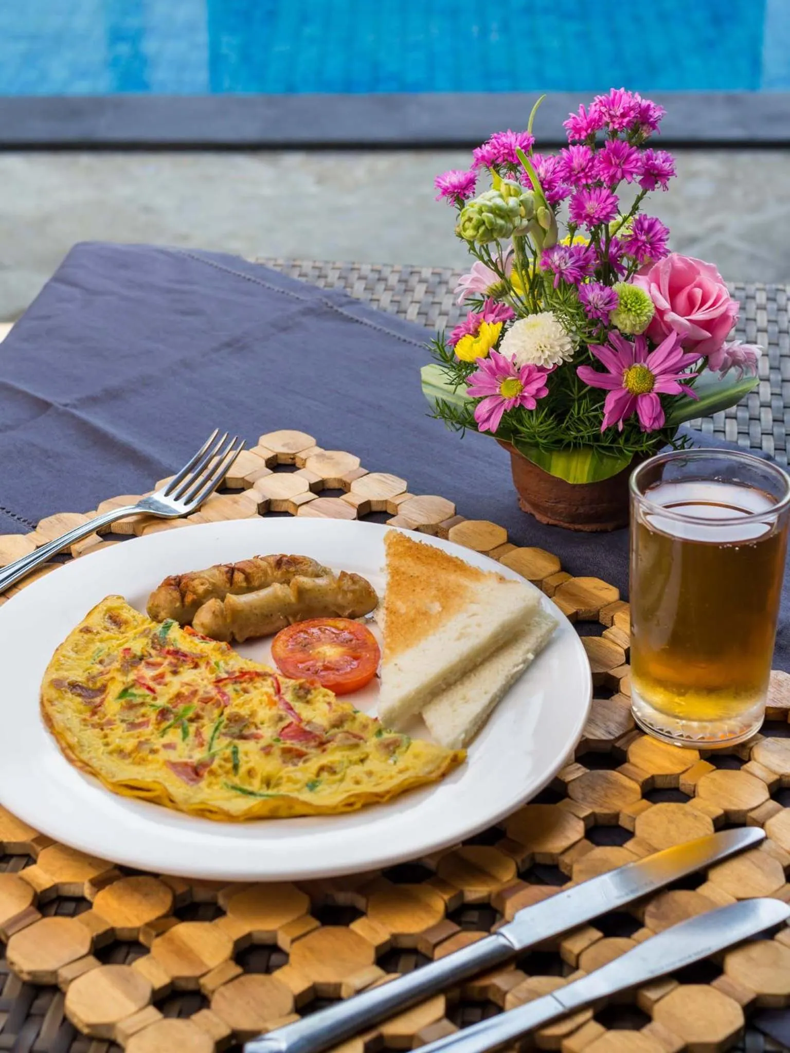 Breakfast in Dura Villas Bali at Kerobokan