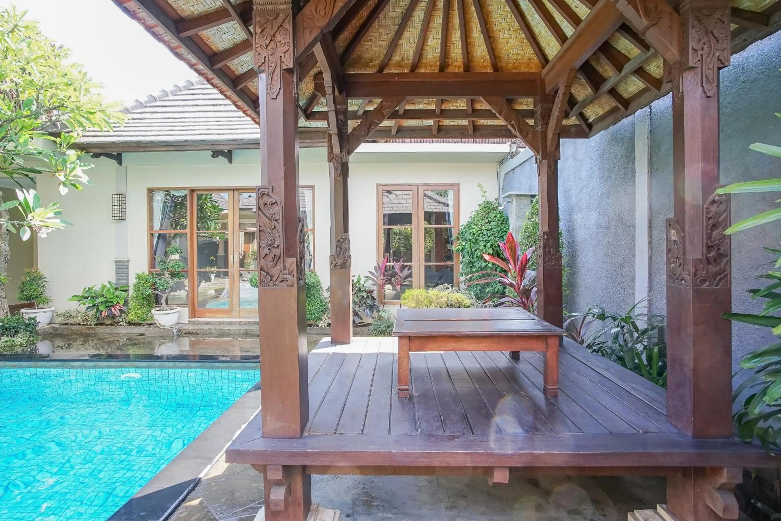 Balcony/Terrace in Dura Villas Bali at Kerobokan