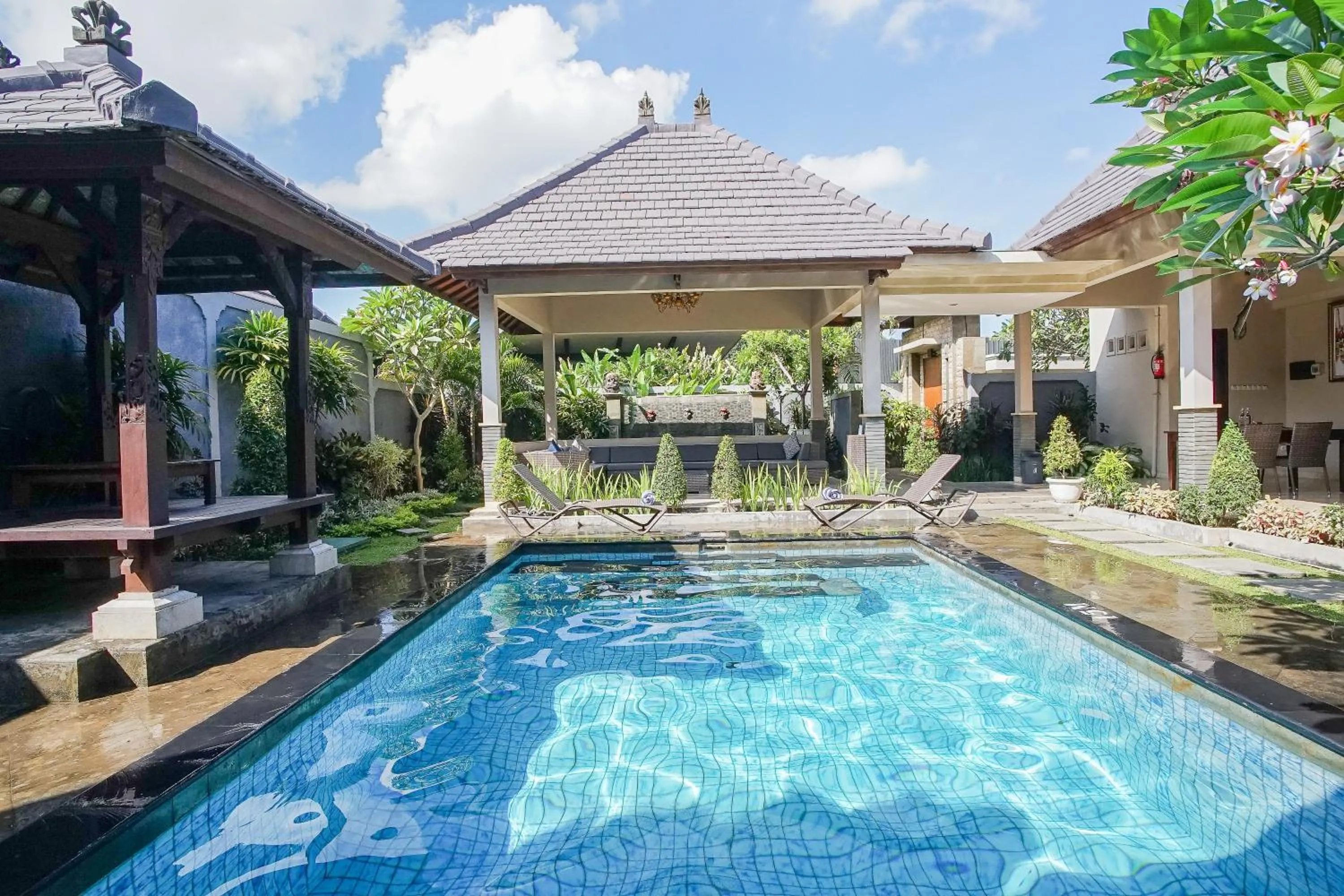 Swimming pool in Dura Villas Bali at Kerobokan