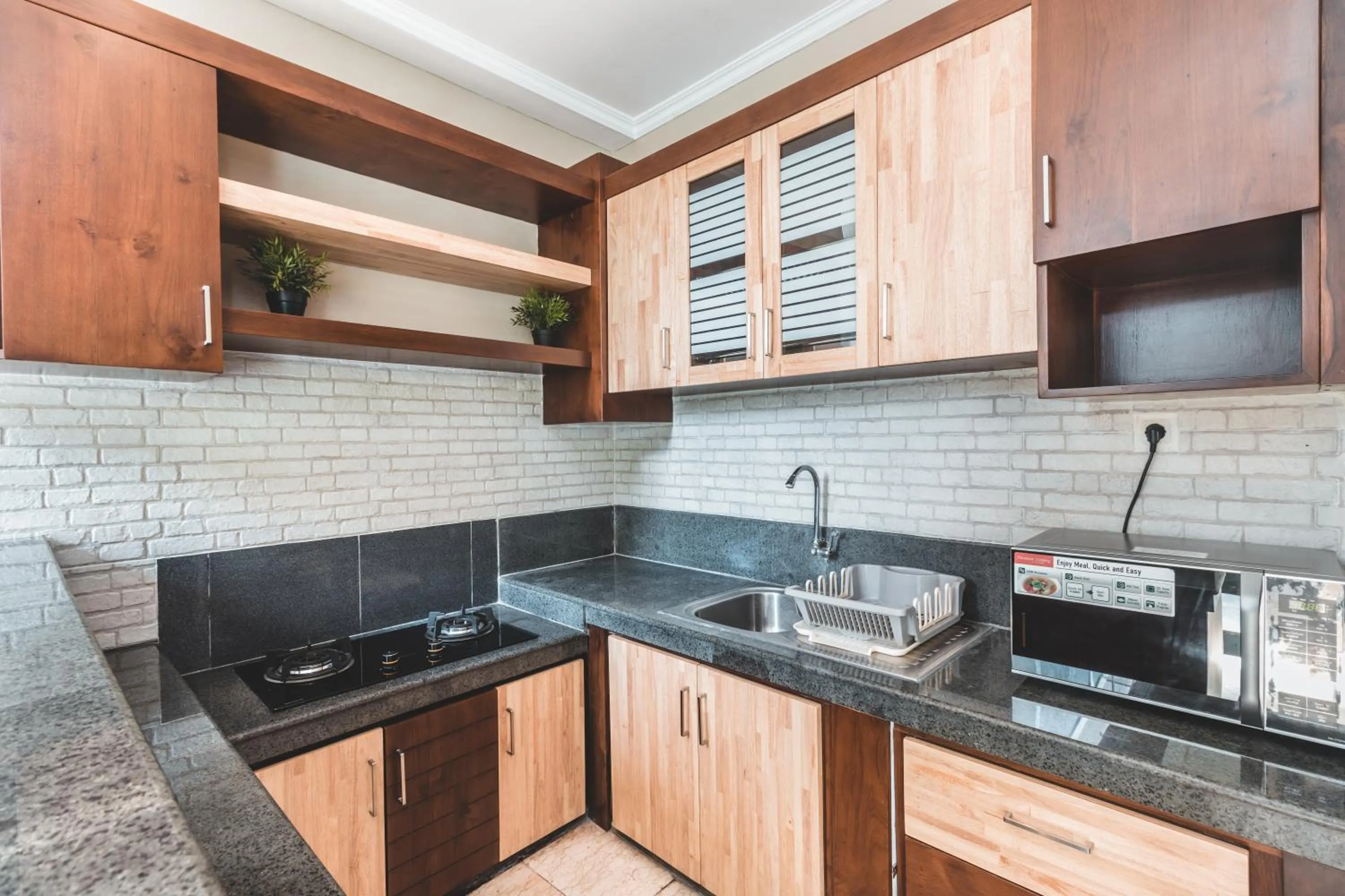 Kitchen or kitchenette in Dura Villas Bali at Kerobokan