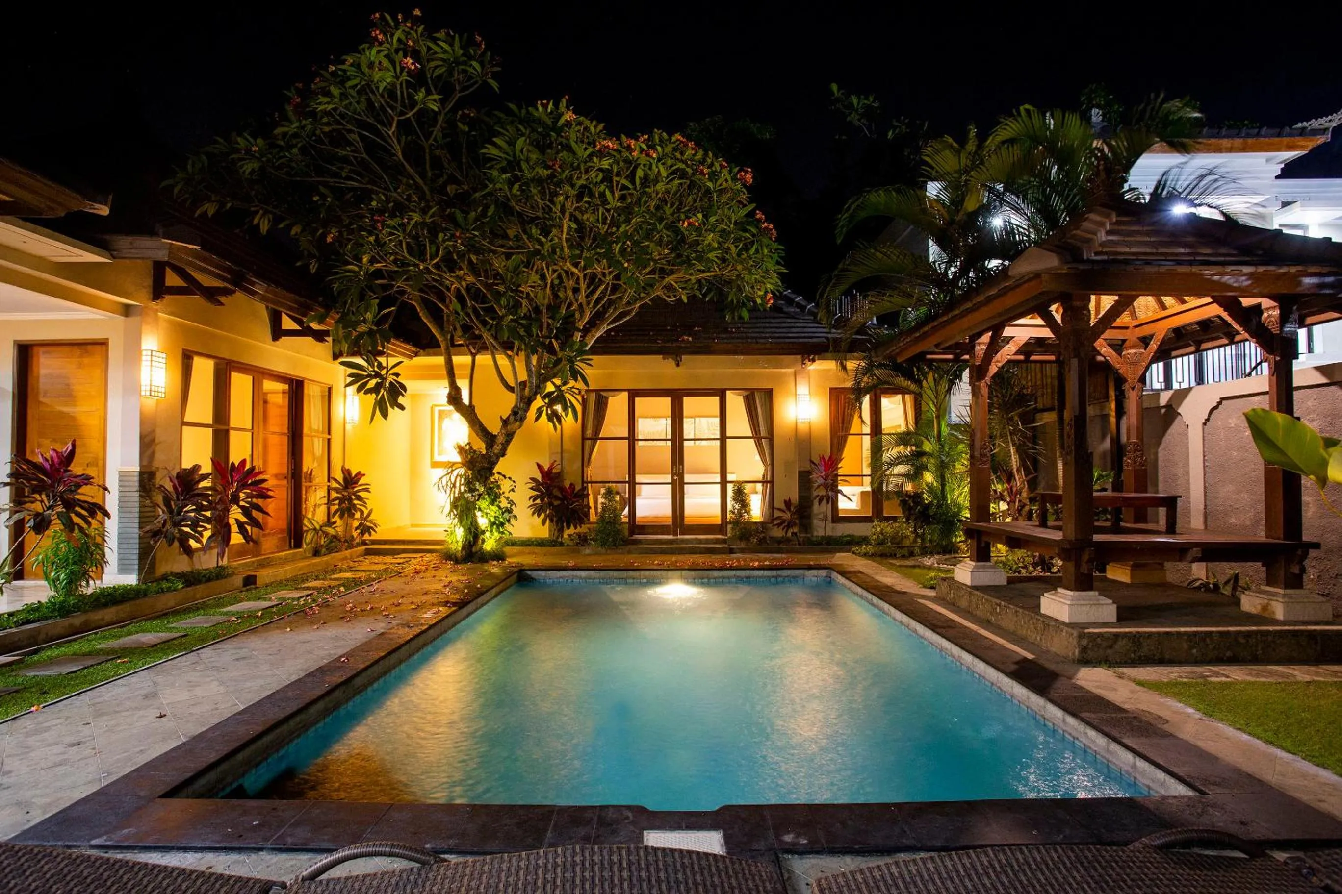 Swimming pool in Dura Villas Bali at Kerobokan