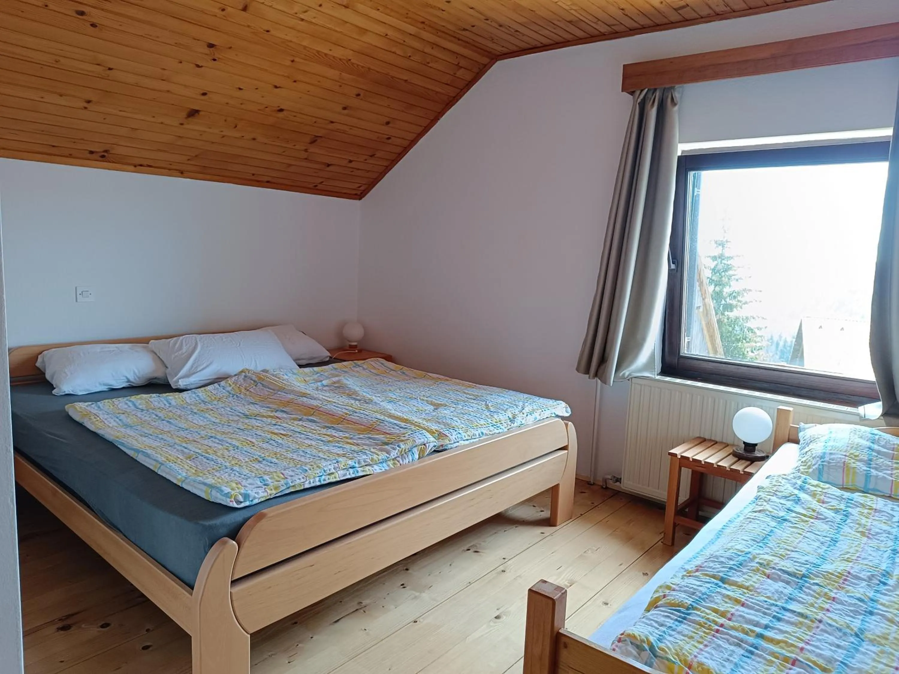 Photo of the whole room, Bed in Tourist Farm Strle With Great Local Food