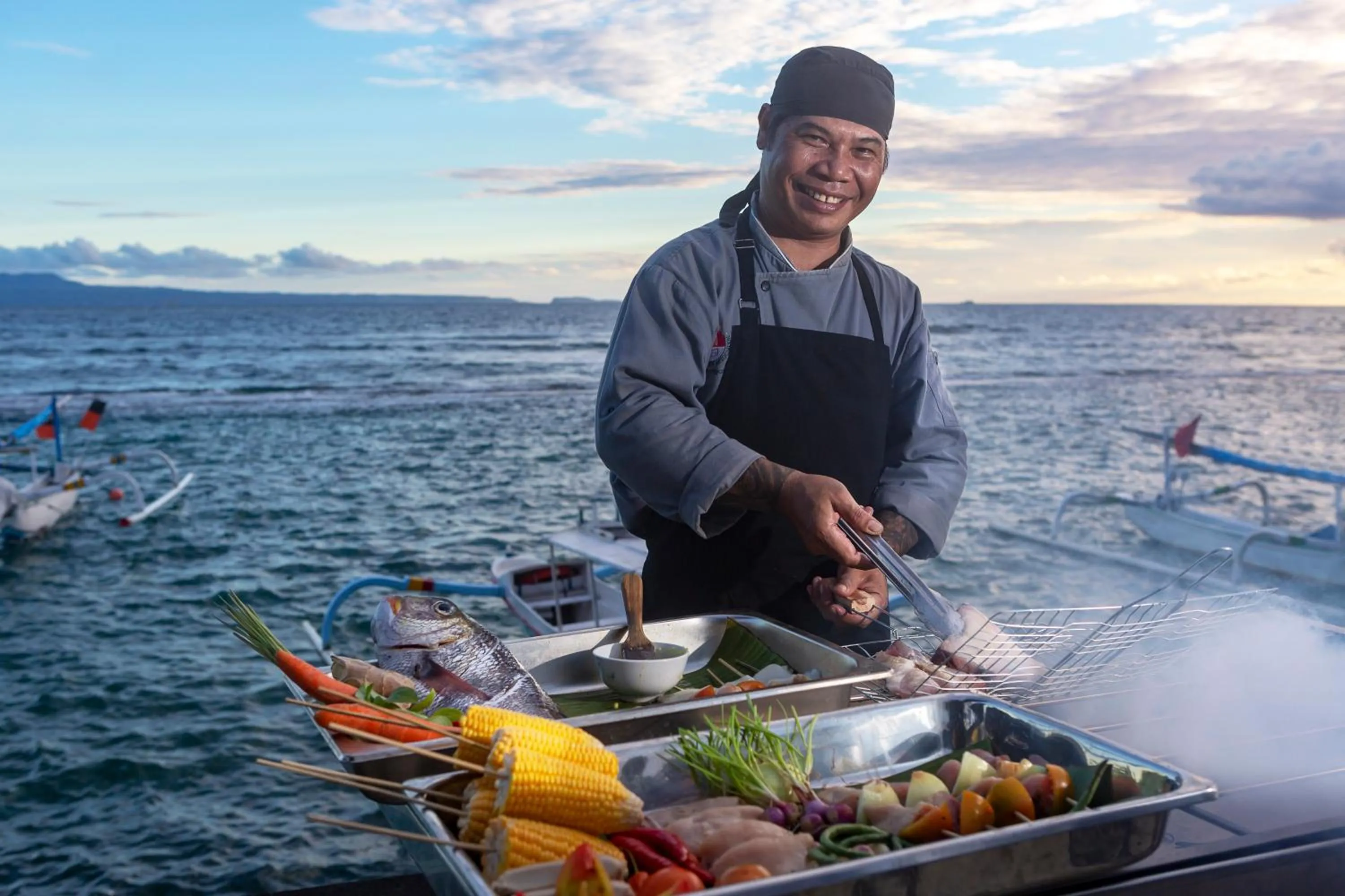 BBQ facilities in Alam Candi Resort