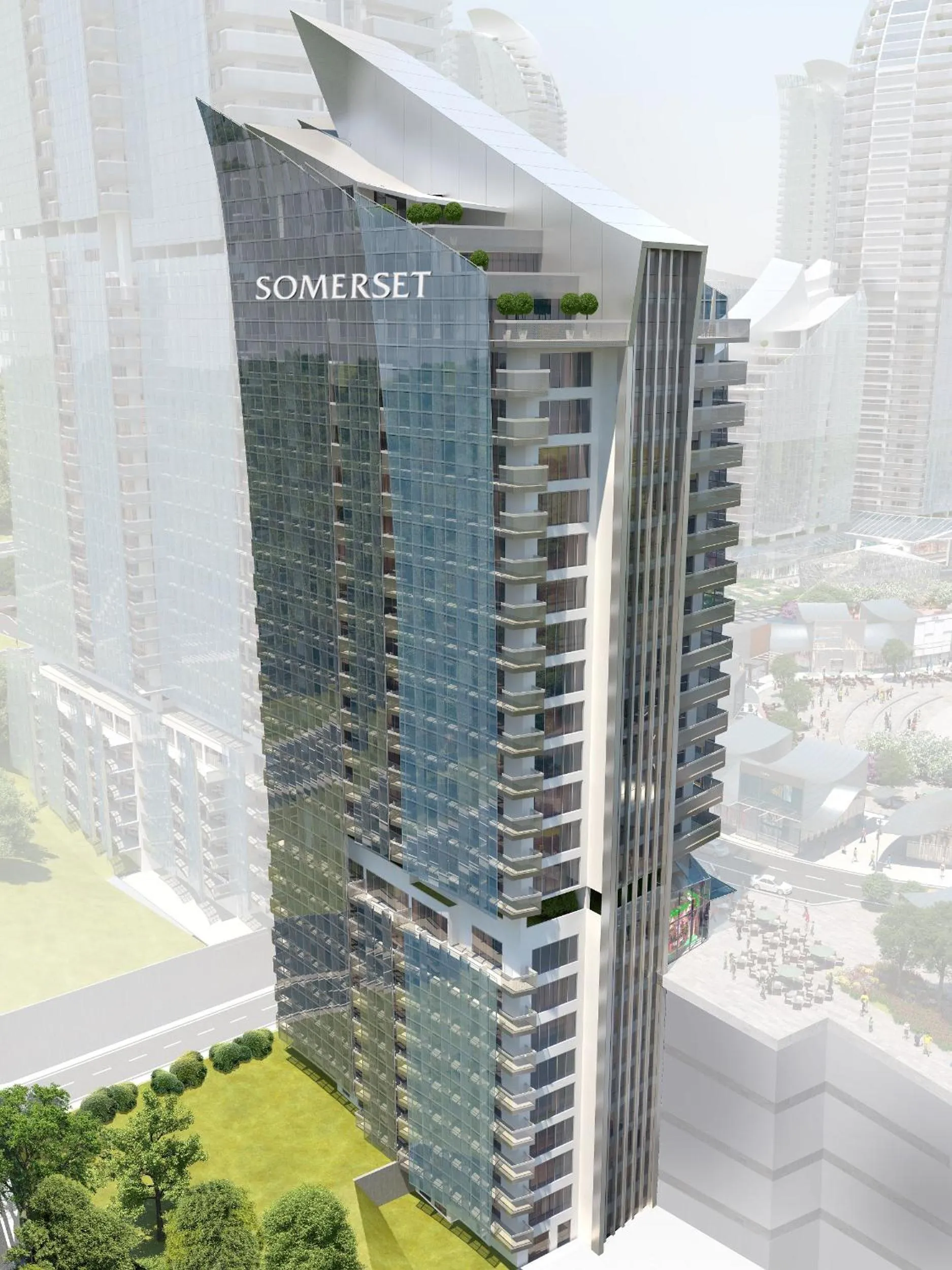 Property building in Somerset Maslak Istanbul