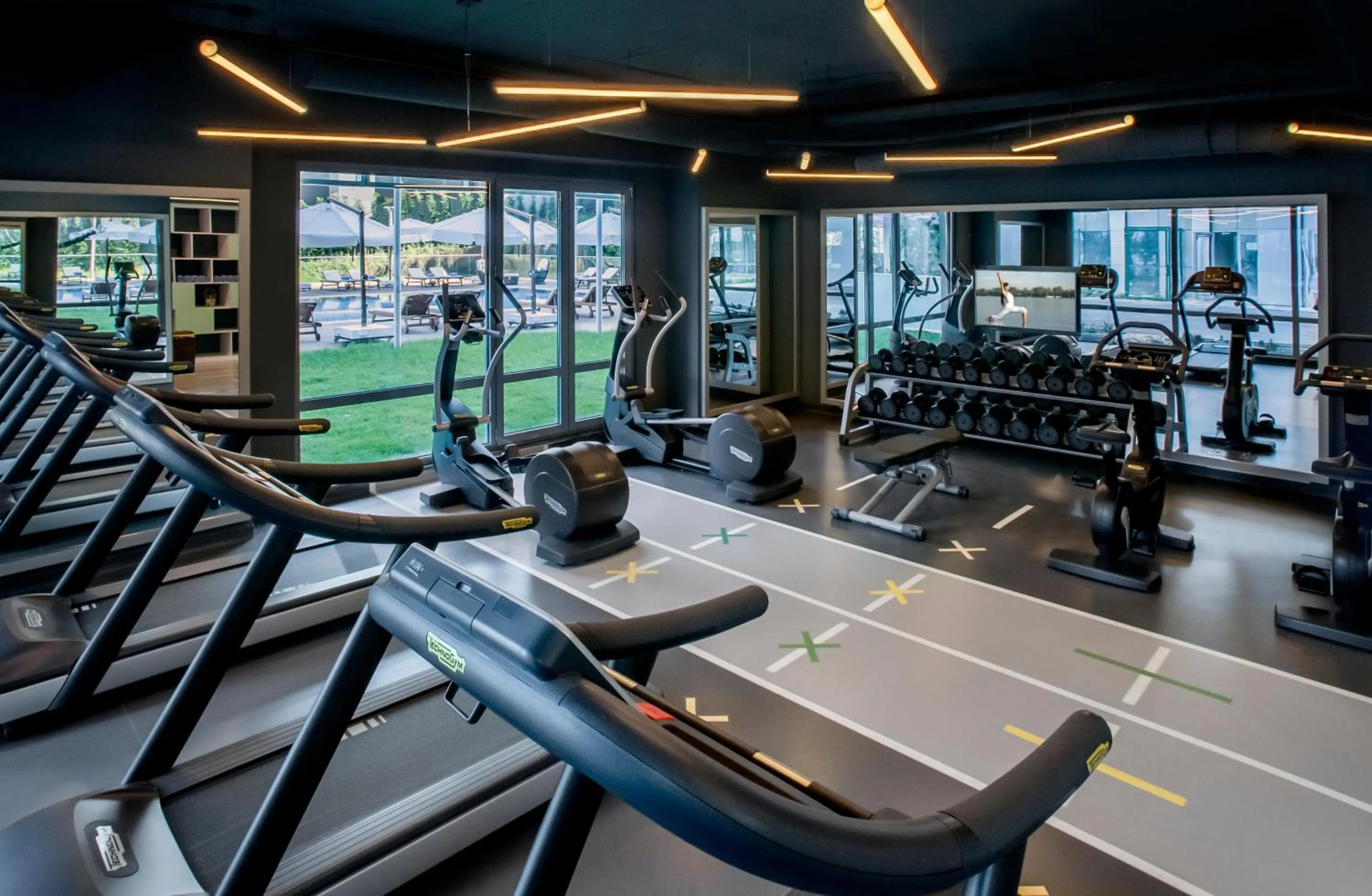 Fitness centre/facilities in Somerset Maslak Istanbul