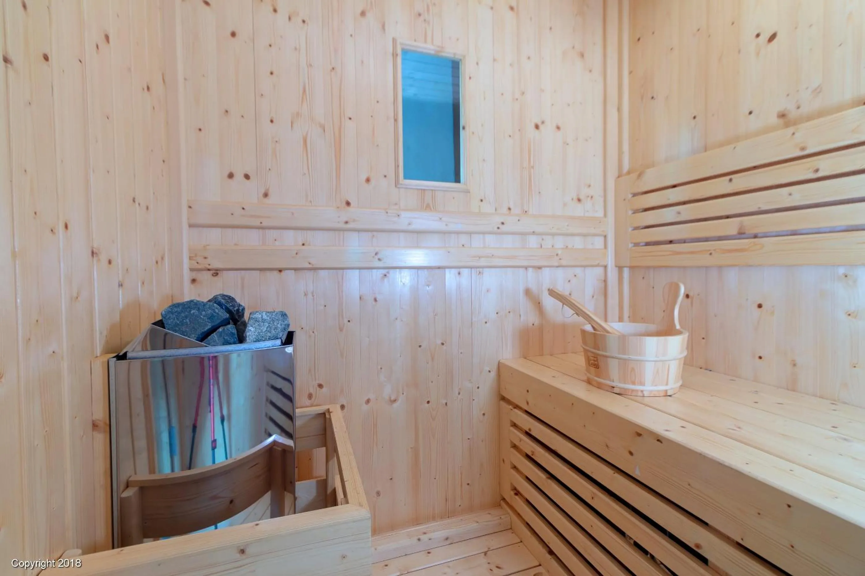 Sauna in Modern Living Residence