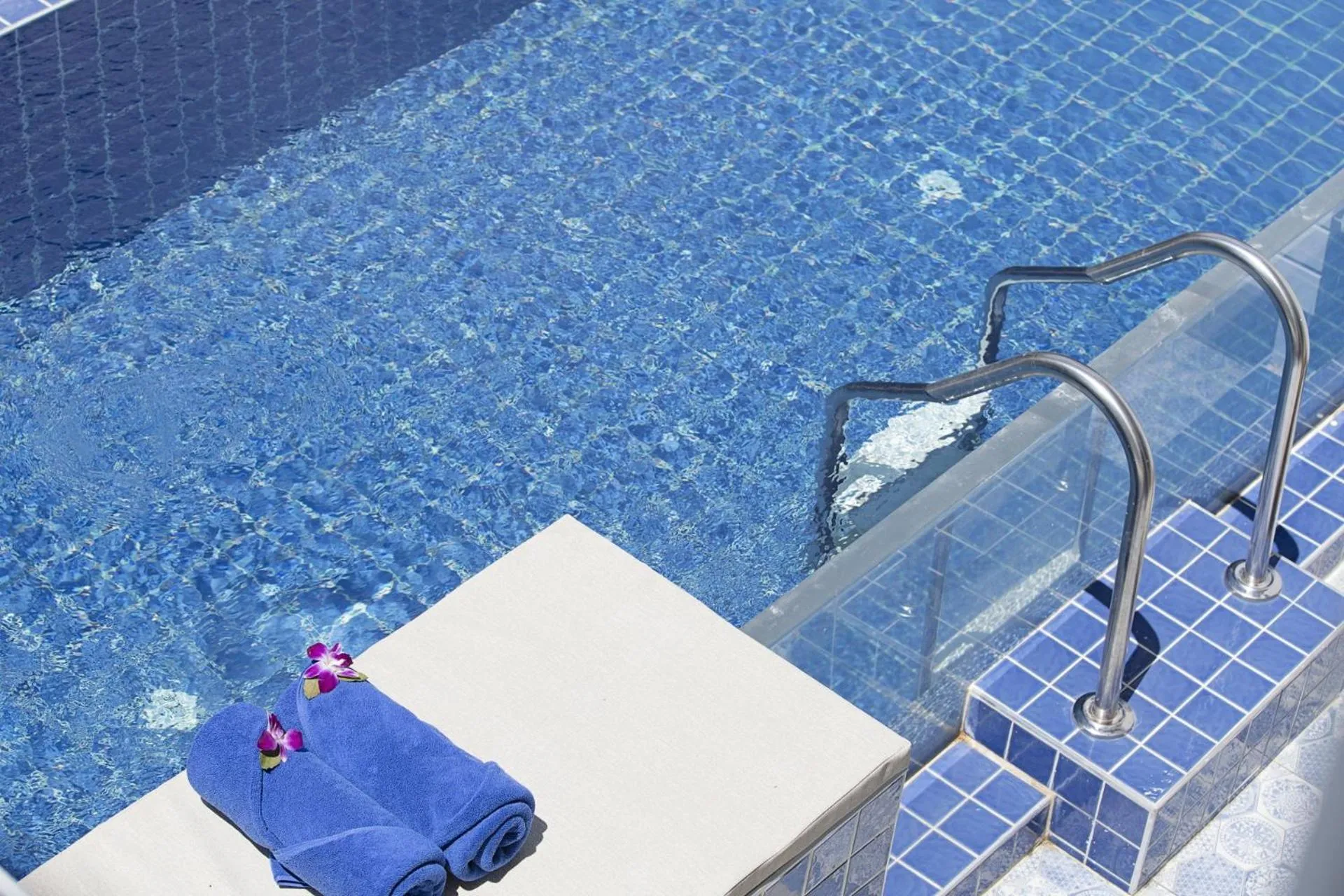 Swimming pool in Modern Living Residence