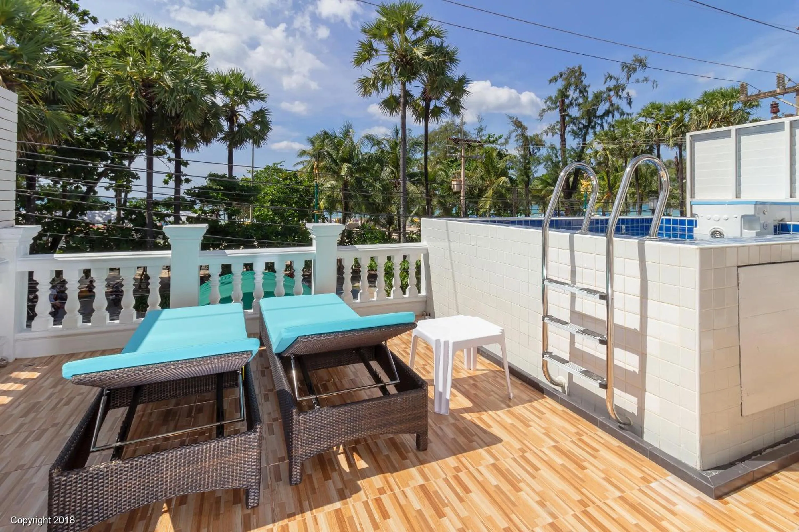 Balcony/Terrace in Modern Living Residence