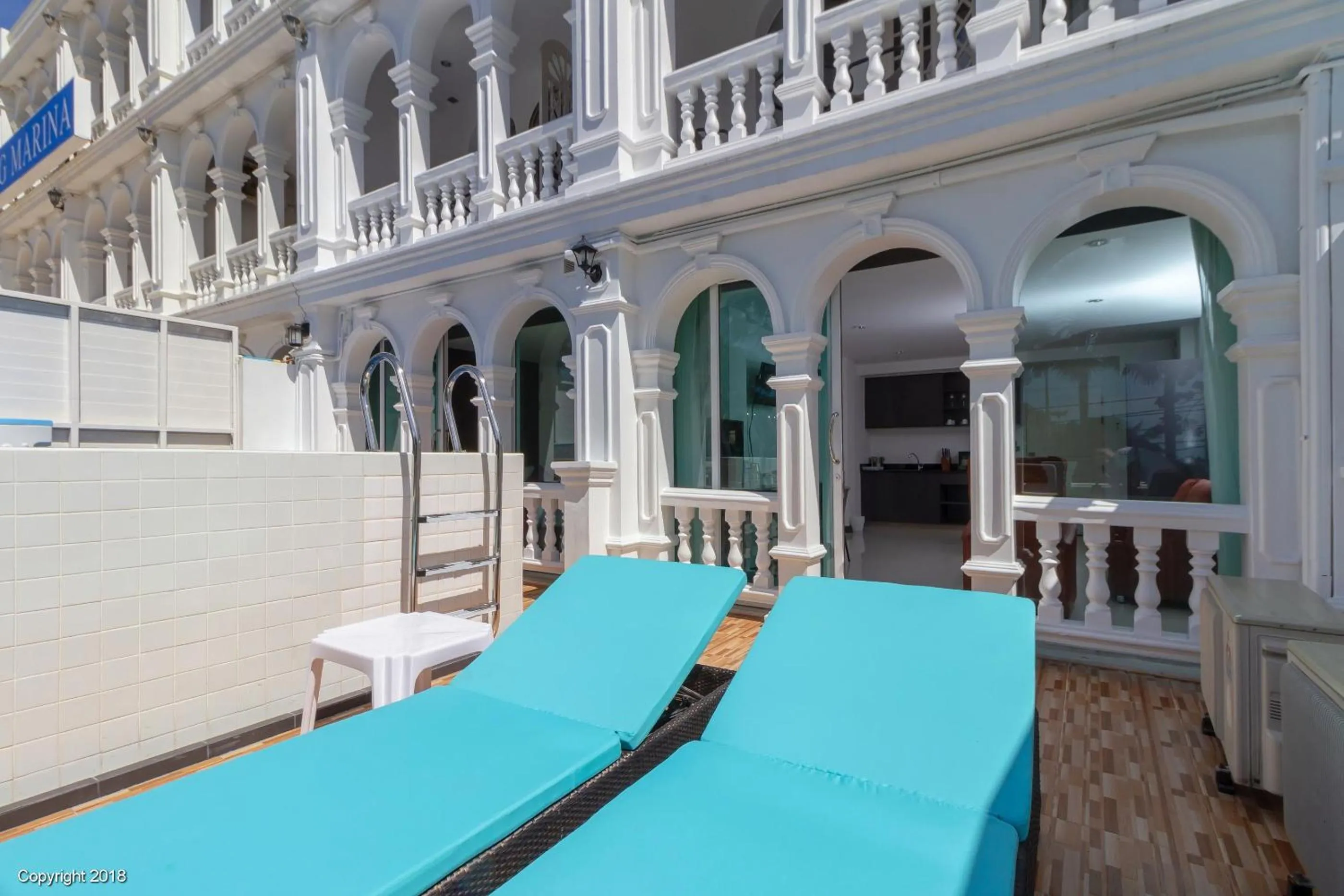 Balcony/Terrace in Modern Living Residence