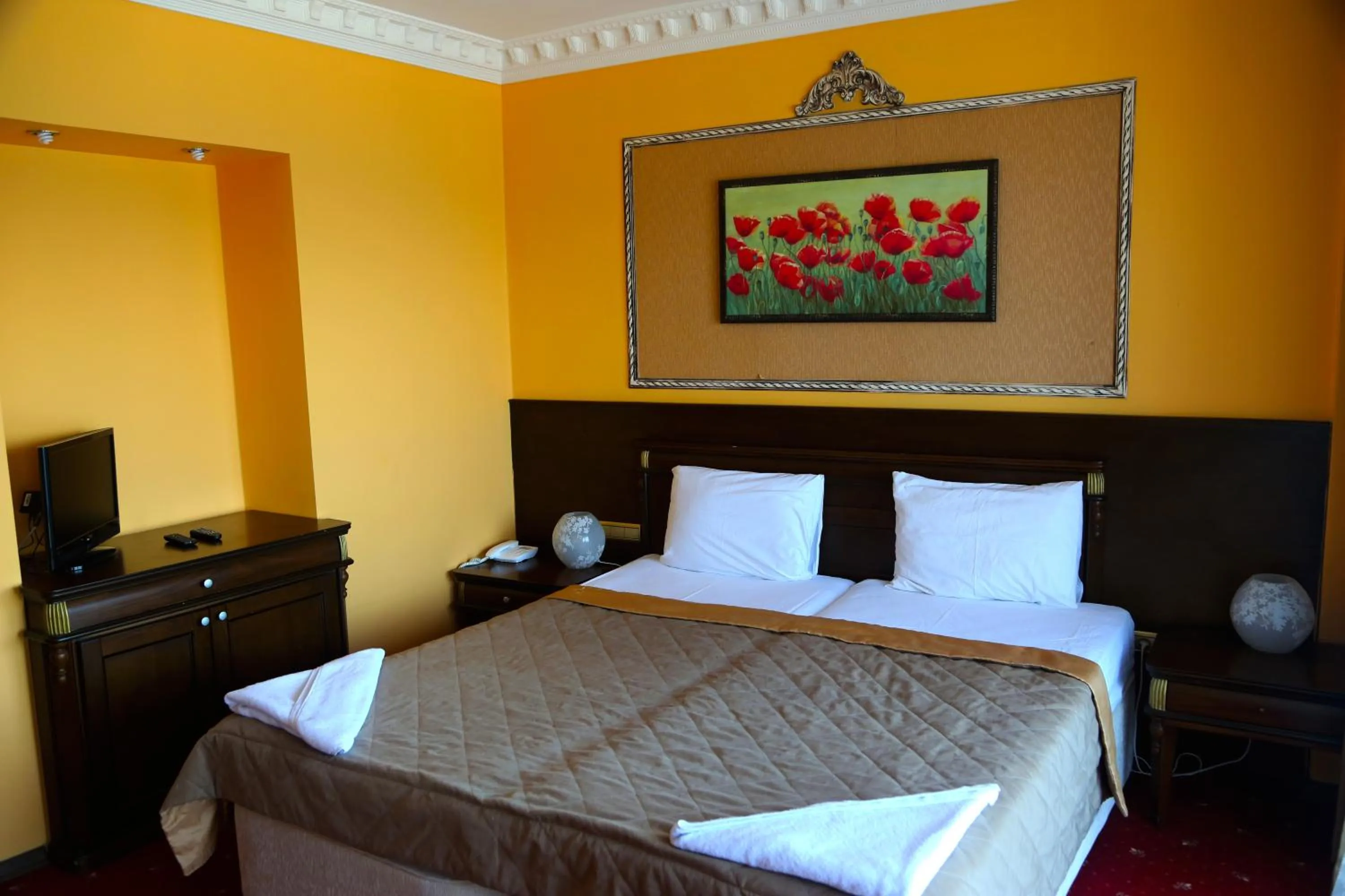 Bed in Hotel Deniz Eceabat