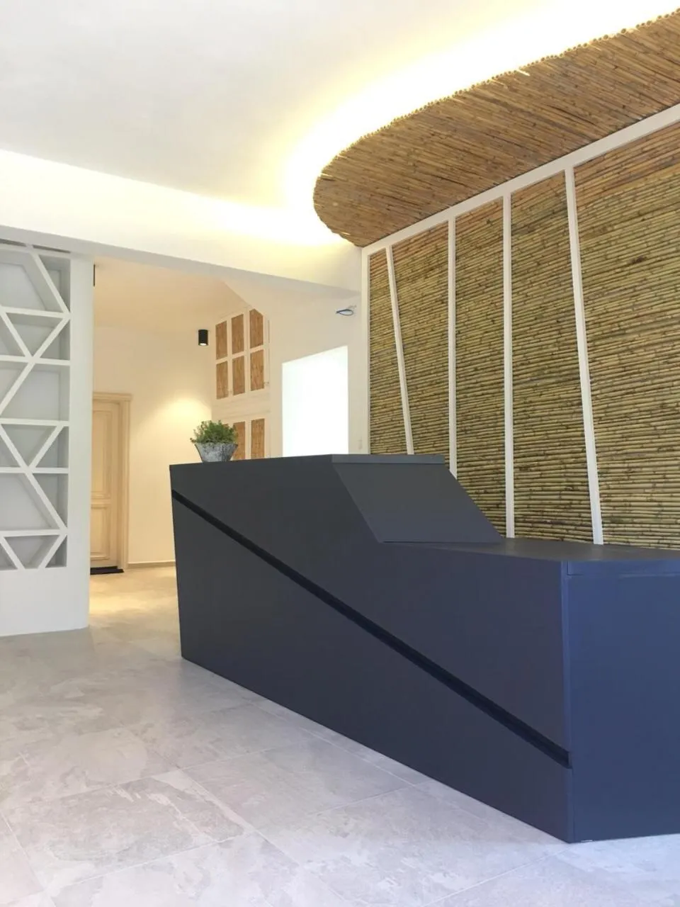 Lobby or reception in Alidian bay Suites Leros