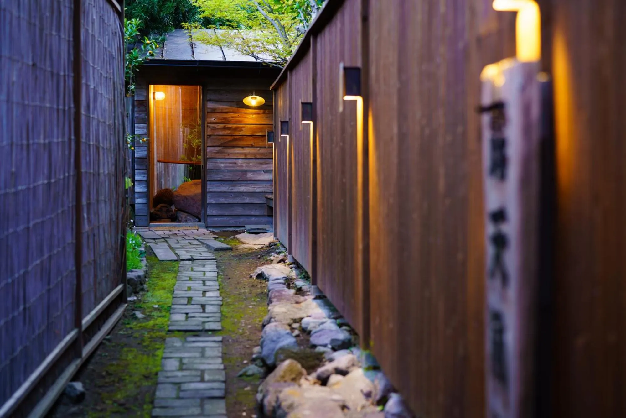 Open Air Bath in Yamada Bessou くつろぎの温泉宿 山田別荘